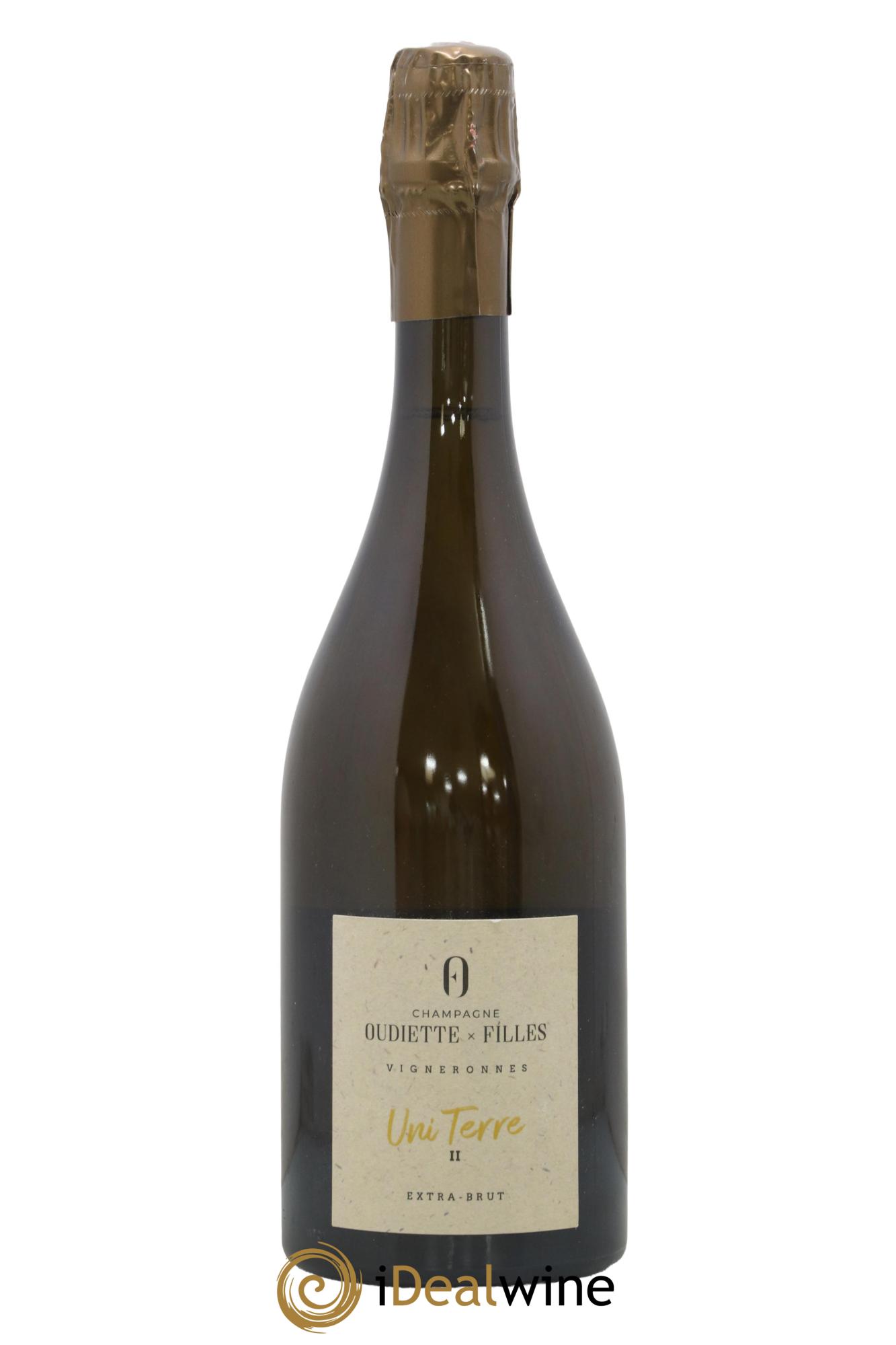 Champagne Uni terre II Extra Brut Oudiette Filles 2018 - Lot de 1 bouteille - 0