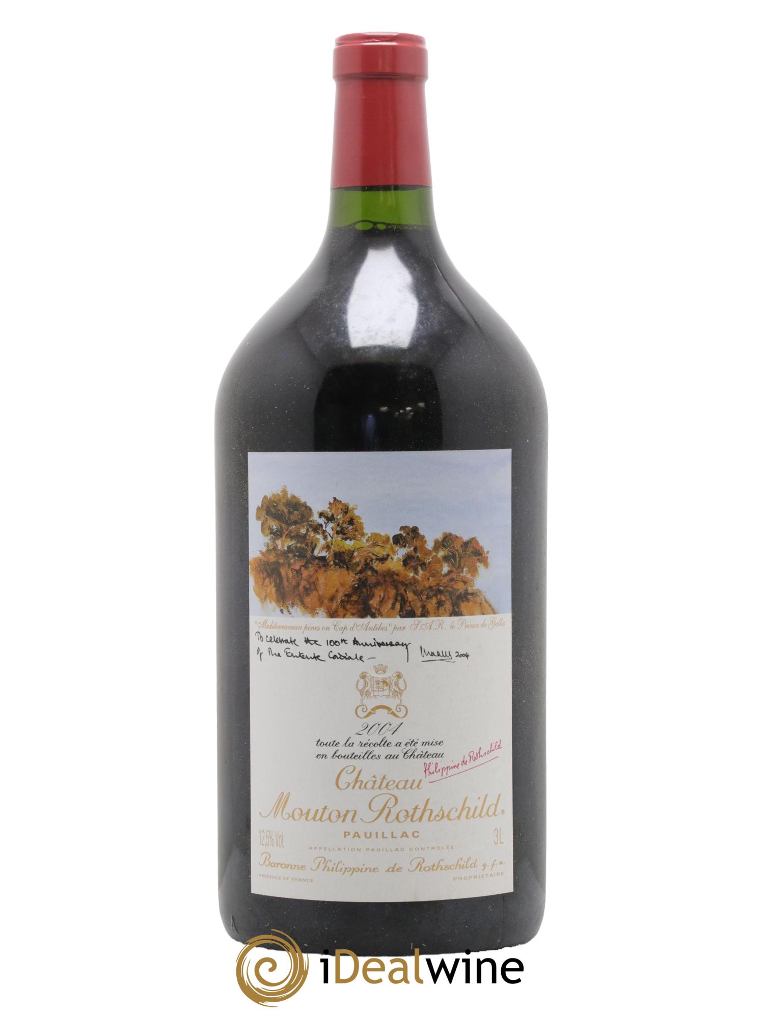Château Mouton Rothschild 1er Grand Cru Classé 2004 - Lot de 1 double magnum - 0
