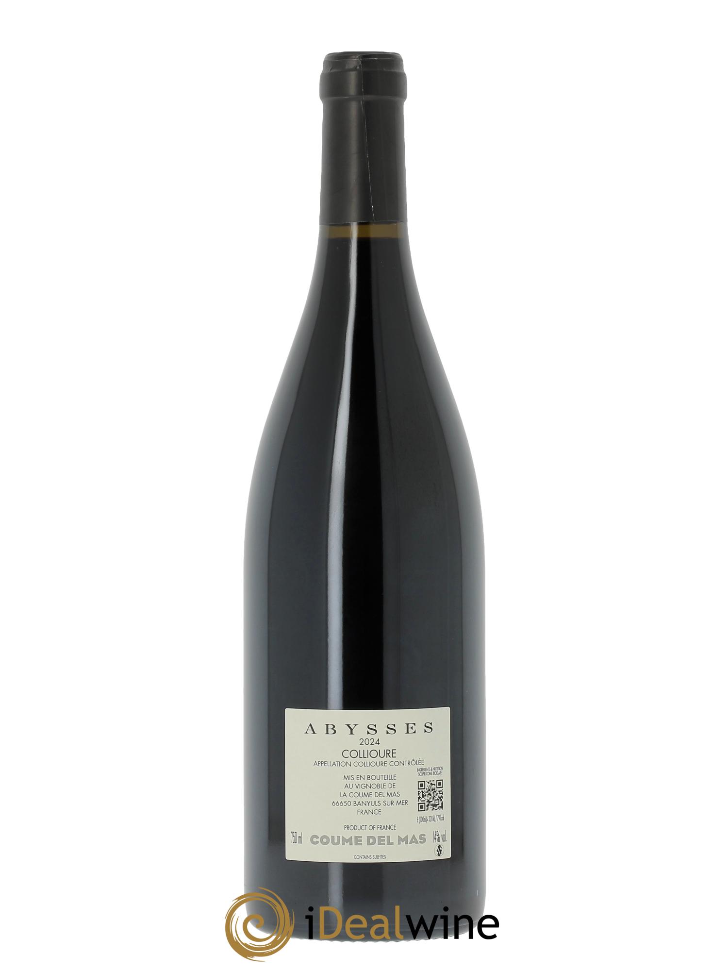 Collioure Coume del Mas Abysses  2024 - Lot de 1 bouteille - 1