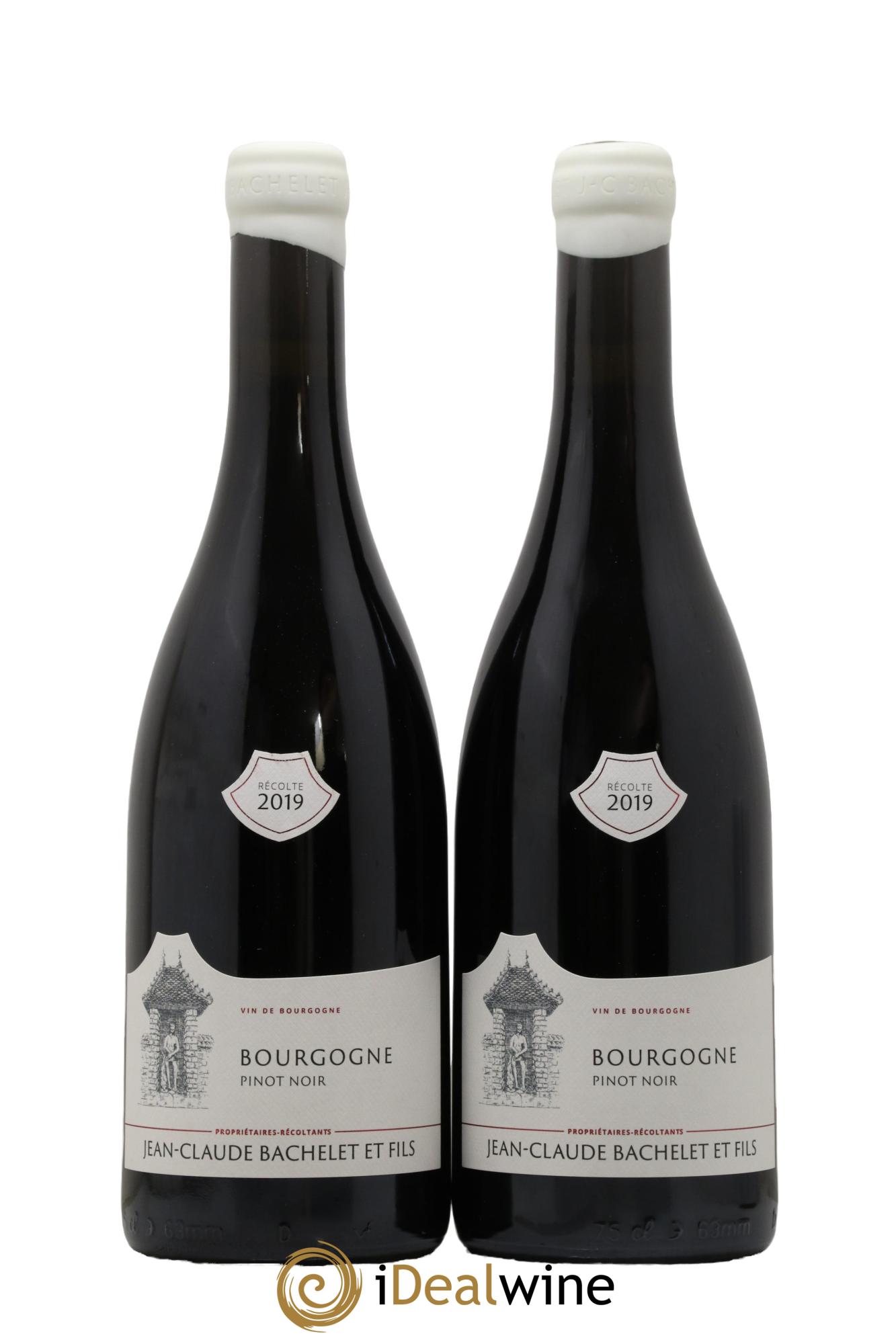 Bourgogne Pinot Noir Jean Claude Bachelet 2019 - Lot of 2 bottles - 0