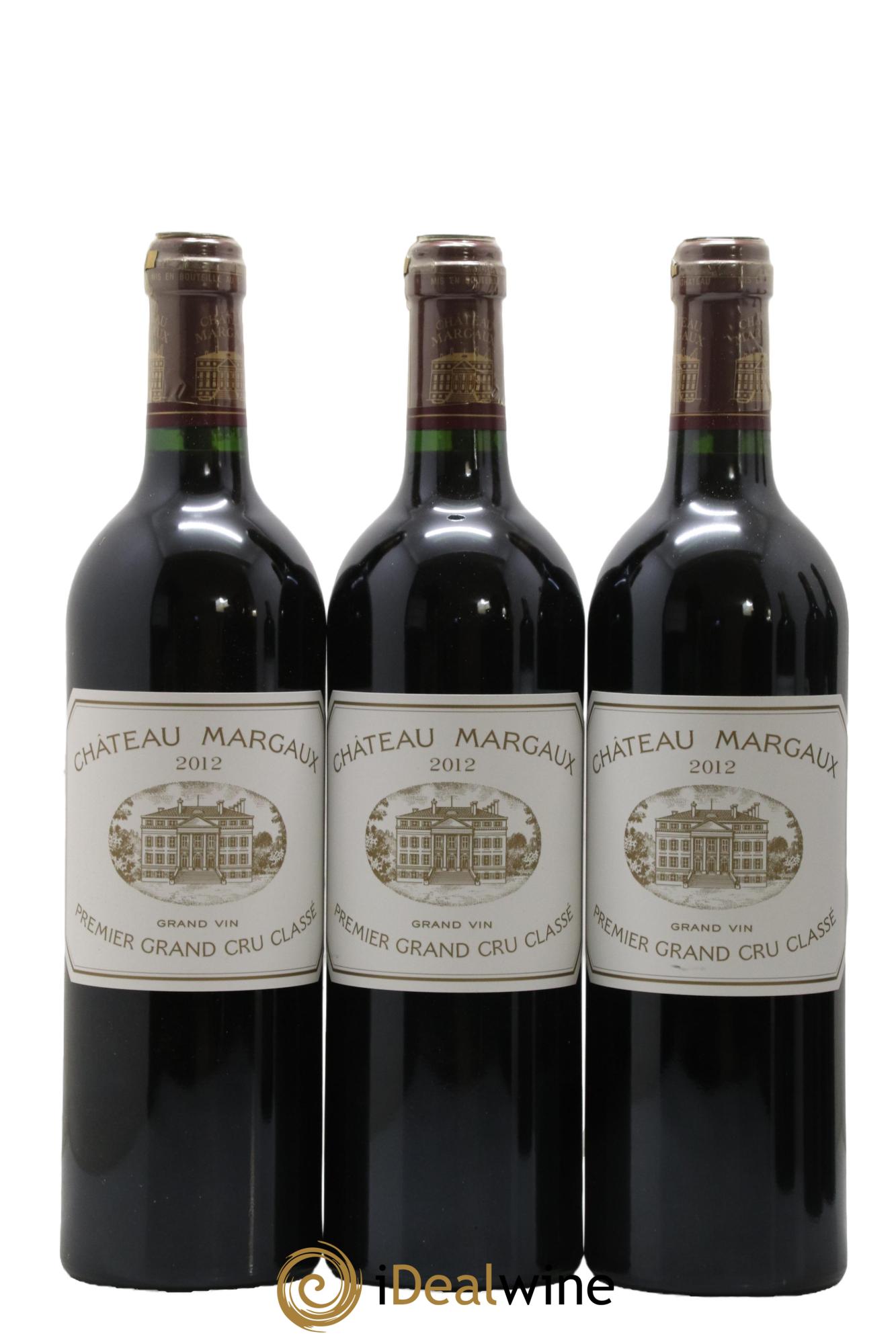 Château Margaux 1er Grand Cru Classé 2012 - Lot de 6 bouteilles - 1