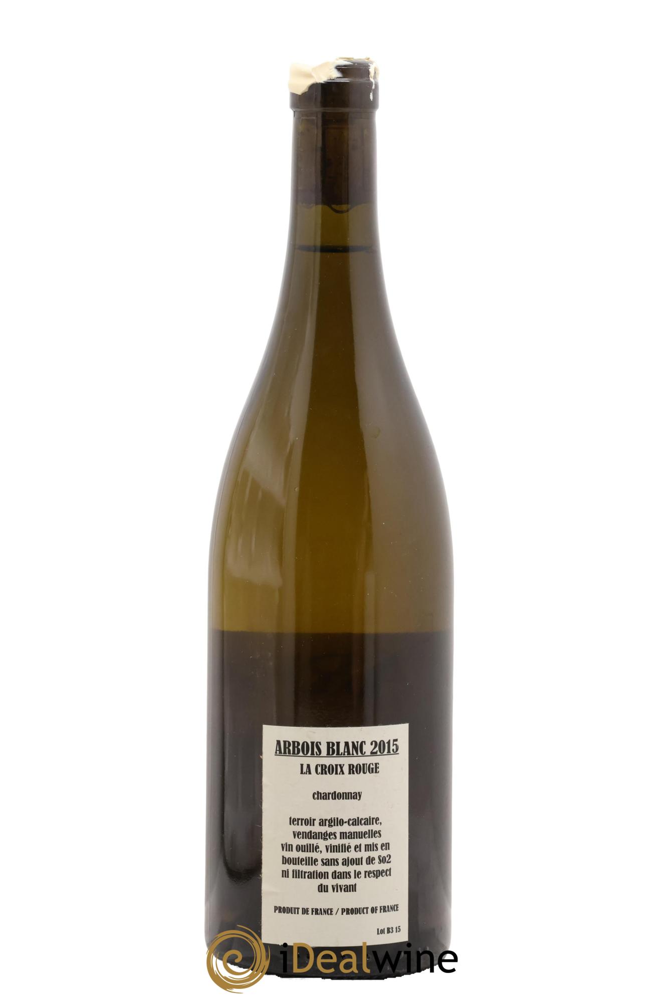 Arbois Chardonnay La Croix Rouge Adeline Houillon & Renaud Bruyère 2015 - Posten von 1 Flasche - 1