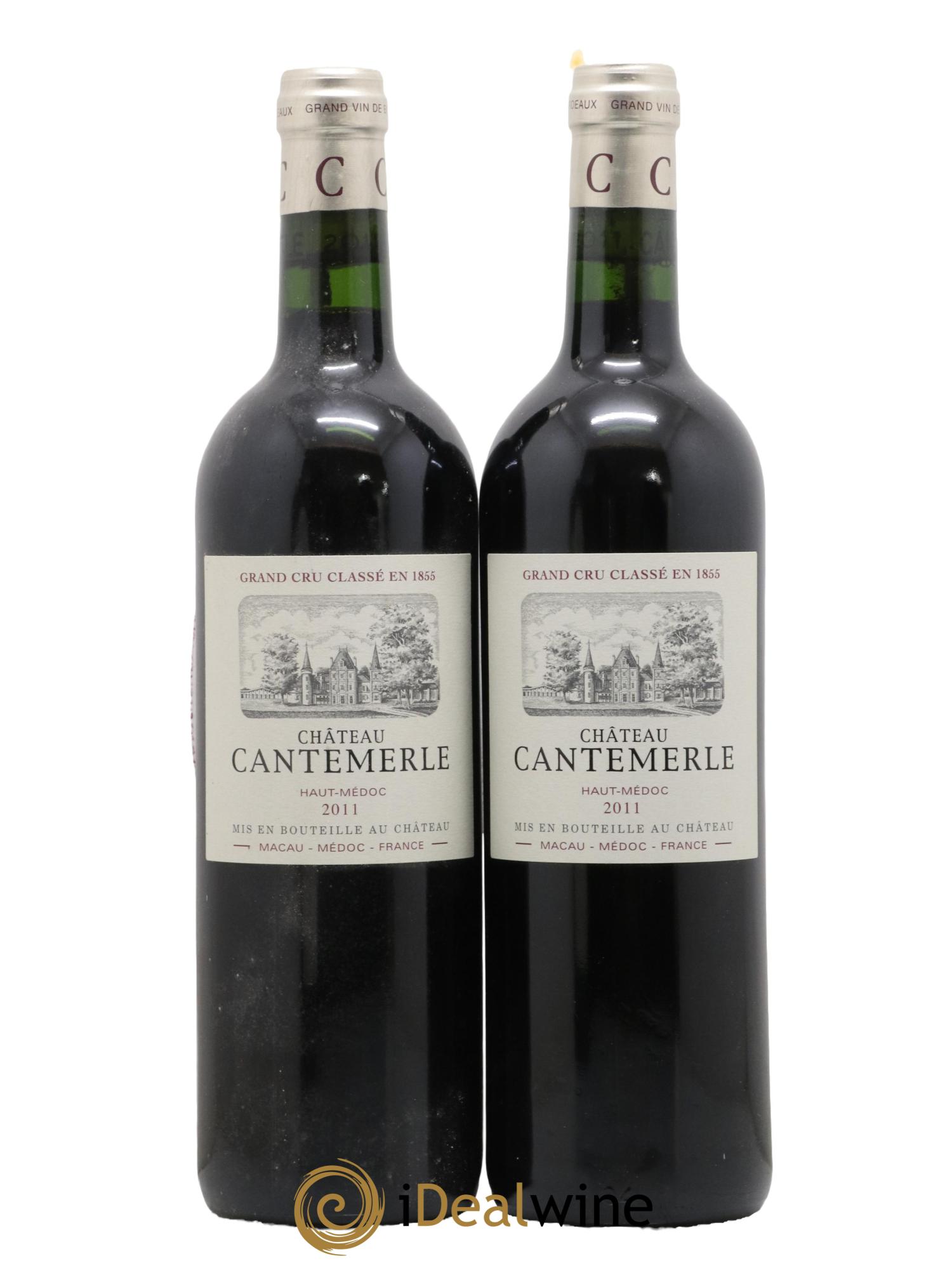 Château Cantemerle 5ème Grand Cru Classé 2011 - Lot de 2 bouteilles - 0