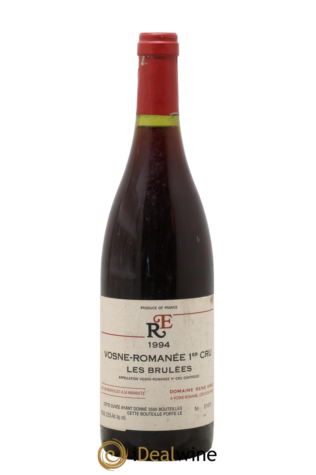 Vosne-Romanée 1er Cru Les Brûlées Domaine René Engel - Domaine Eugénie 1994 - Posten von 1 Flasche - 1