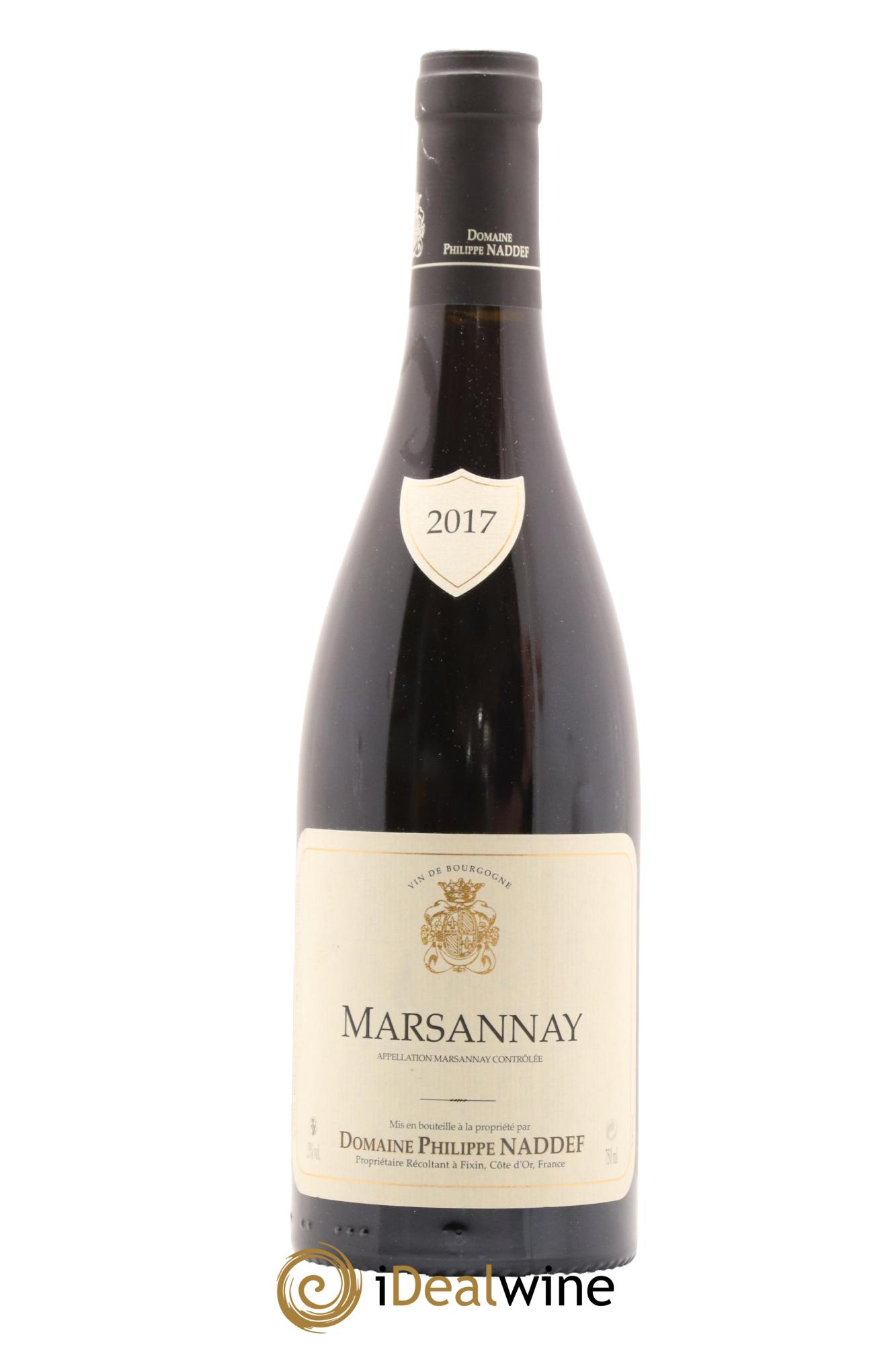 Marsannay Domaine Philippe Naddef 2017 - Lot de 1 bouteille - 0