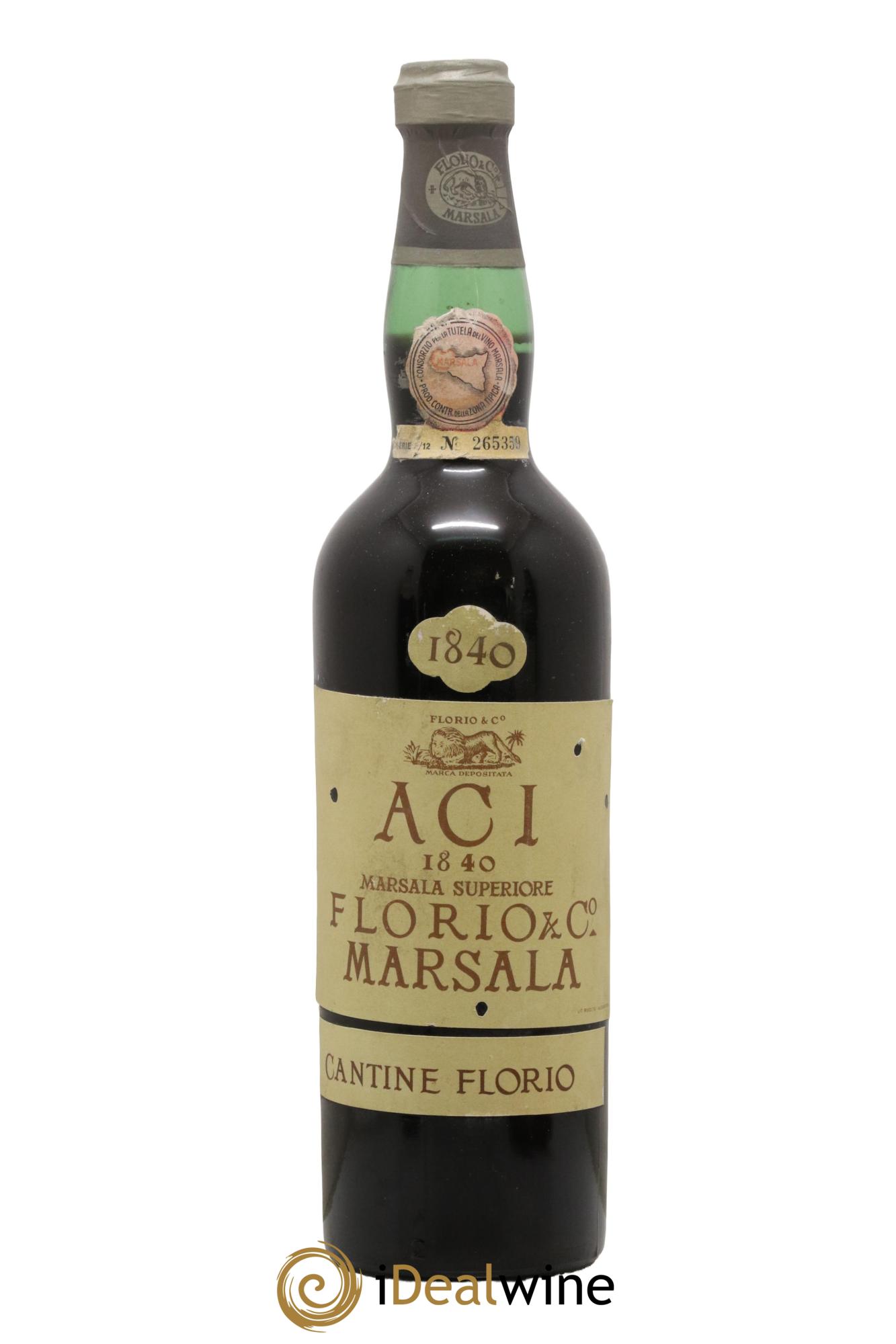 Marsala Superiore 1840 Cantine Florio - Lot de 1 bouteille - 0