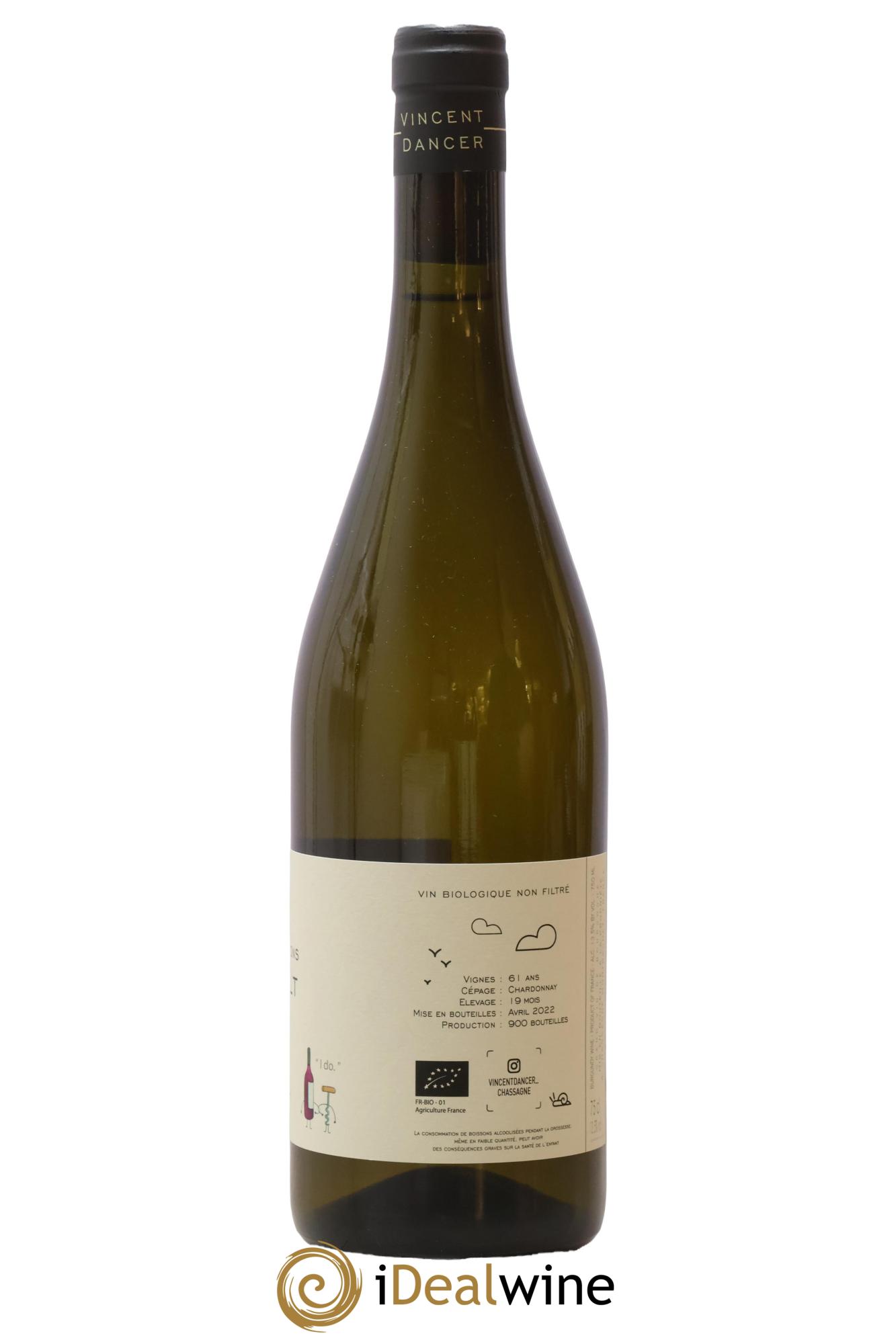 Meursault Les Grands Charrons Vincent Dancer 2020 - Lot de 1 bouteille - 1