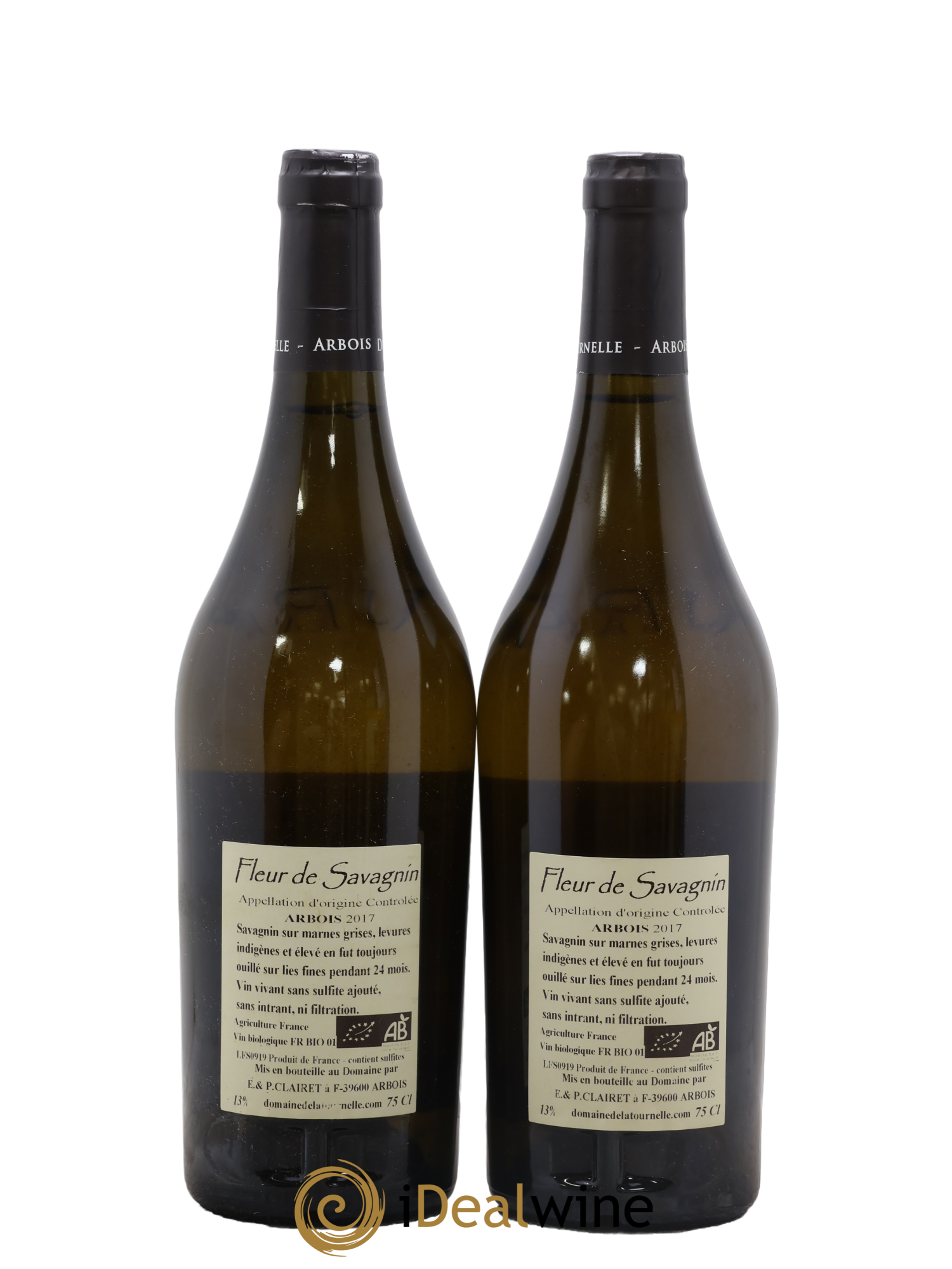 Arbois Fleur De Savagnin Domaine de la Tournelle 2017 - Lotto di 2 bottiglie - 1