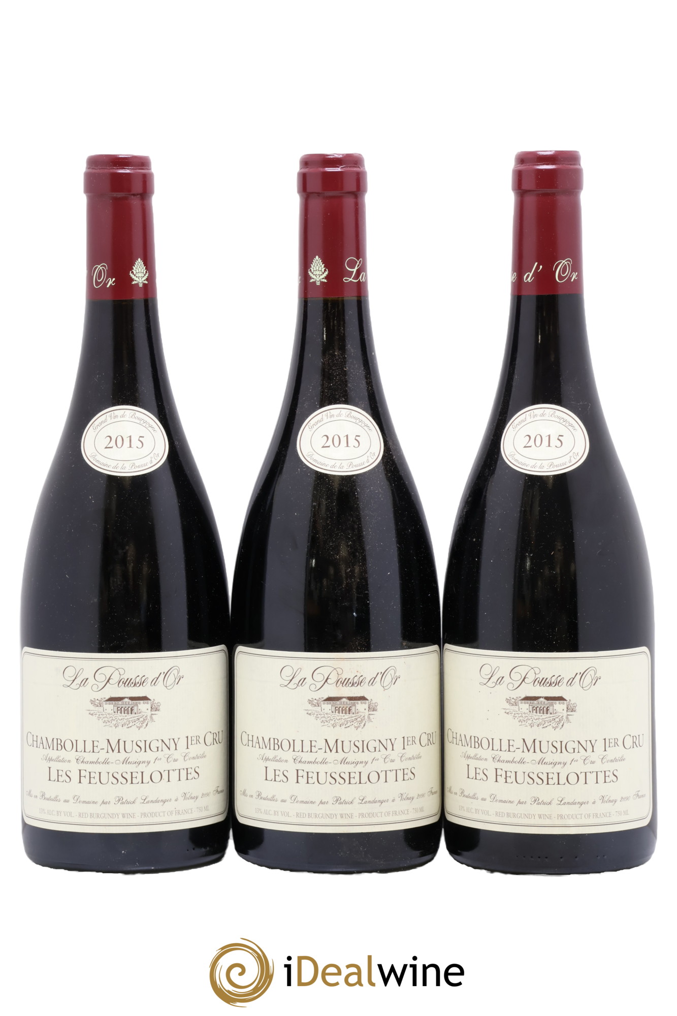 Chambolle-Musigny 1er Cru Les Feusselottes La Pousse d'Or (Domaine de) 2015 - Posten von 3 Flaschen - 0