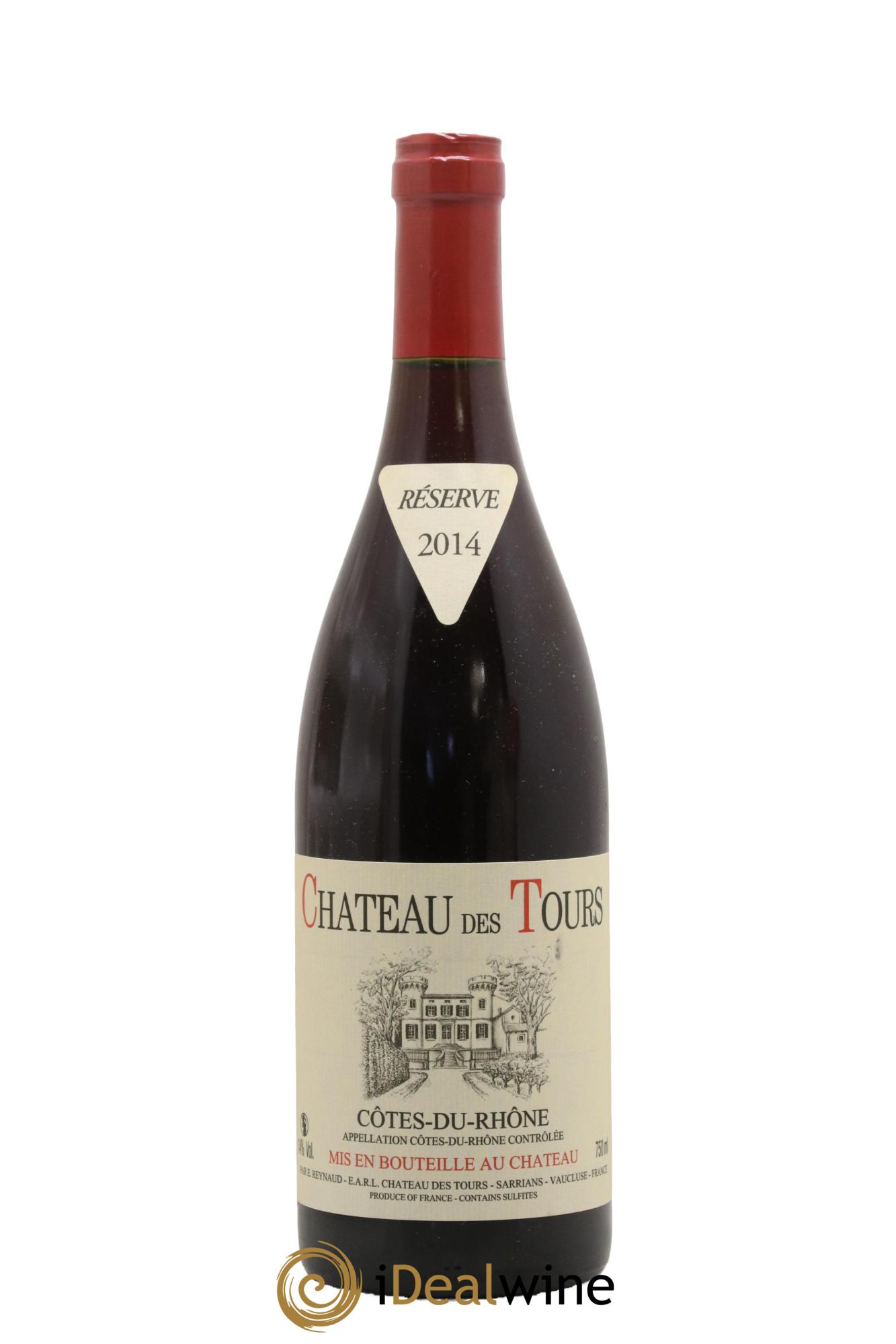 Côtes-du-Rhône Château des Tours Emmanuel Reynaud 2014 - Lot de 1 bouteille - 0