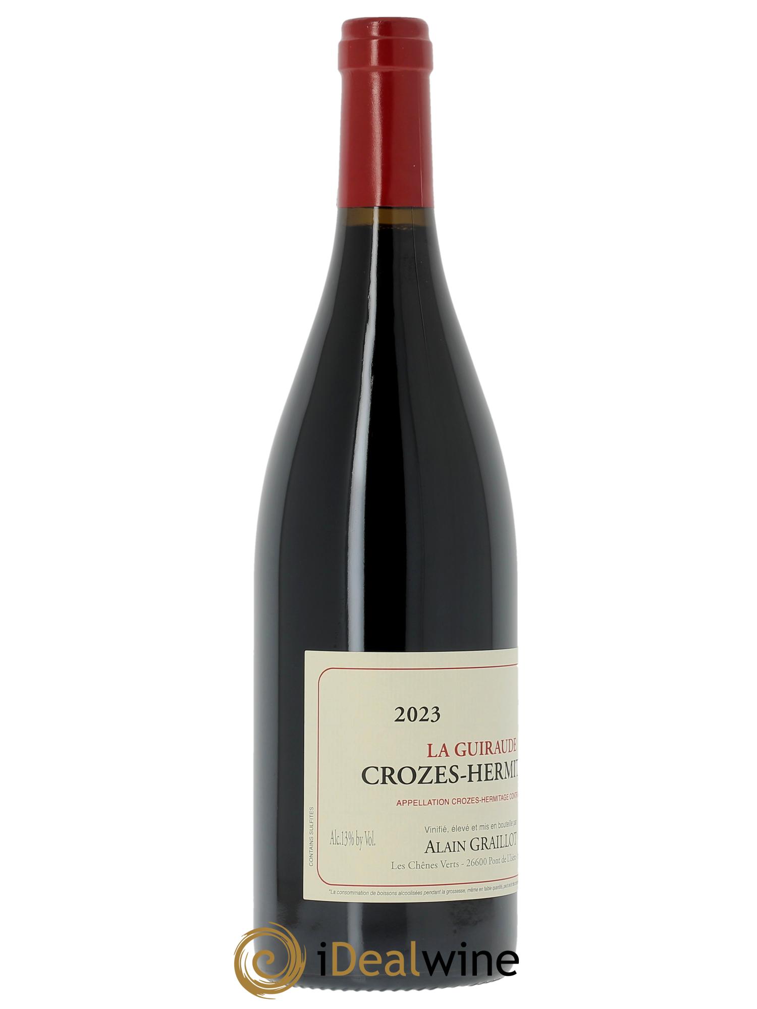 Crozes-Hermitage La Guiraude Domaine Graillot 2023 - Posten von 1 Flasche - 2