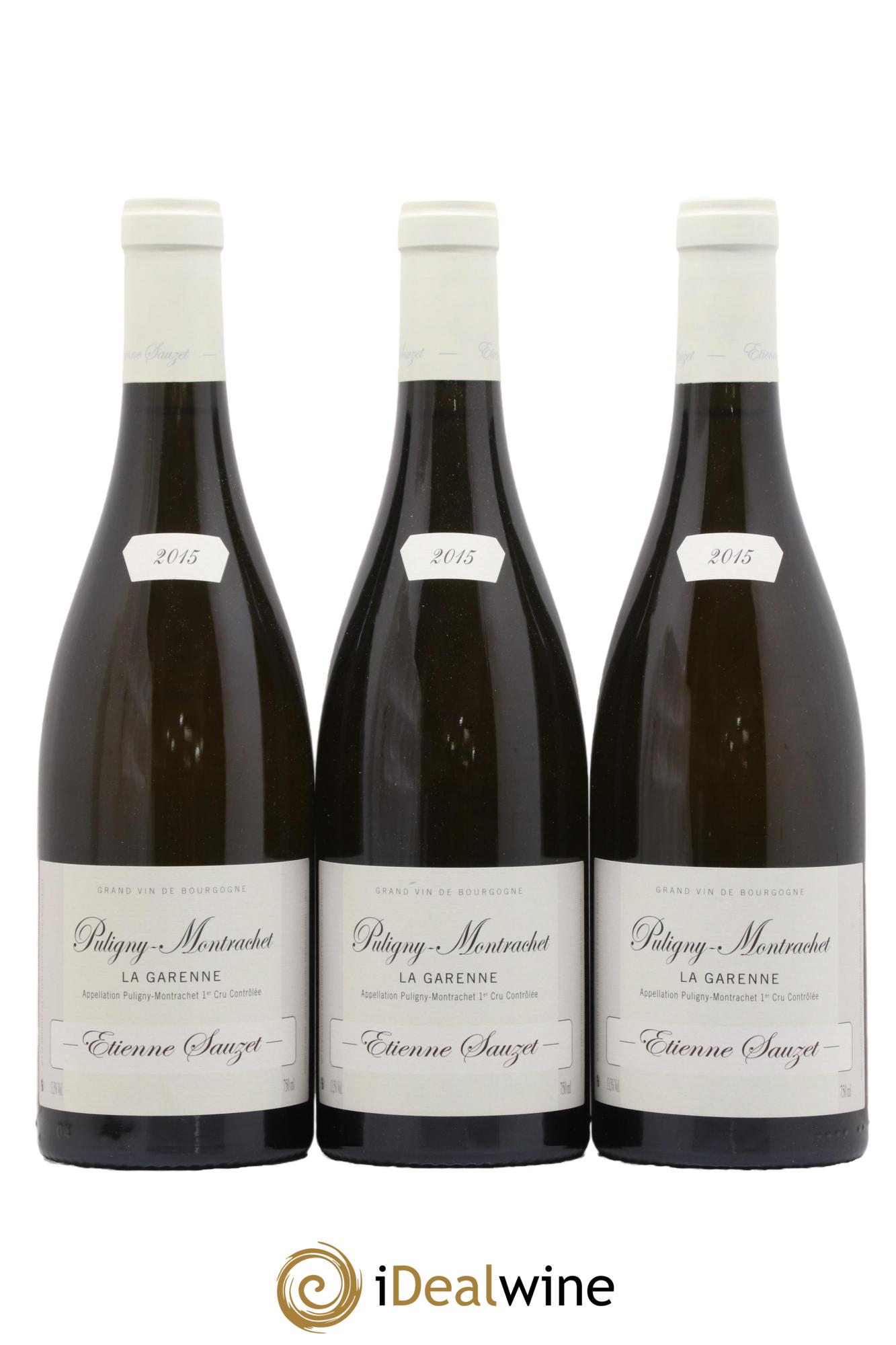 Puligny-Montrachet 1er Cru La Garenne Etienne Sauzet 2015 - Lotto di 3 bottiglie - 0