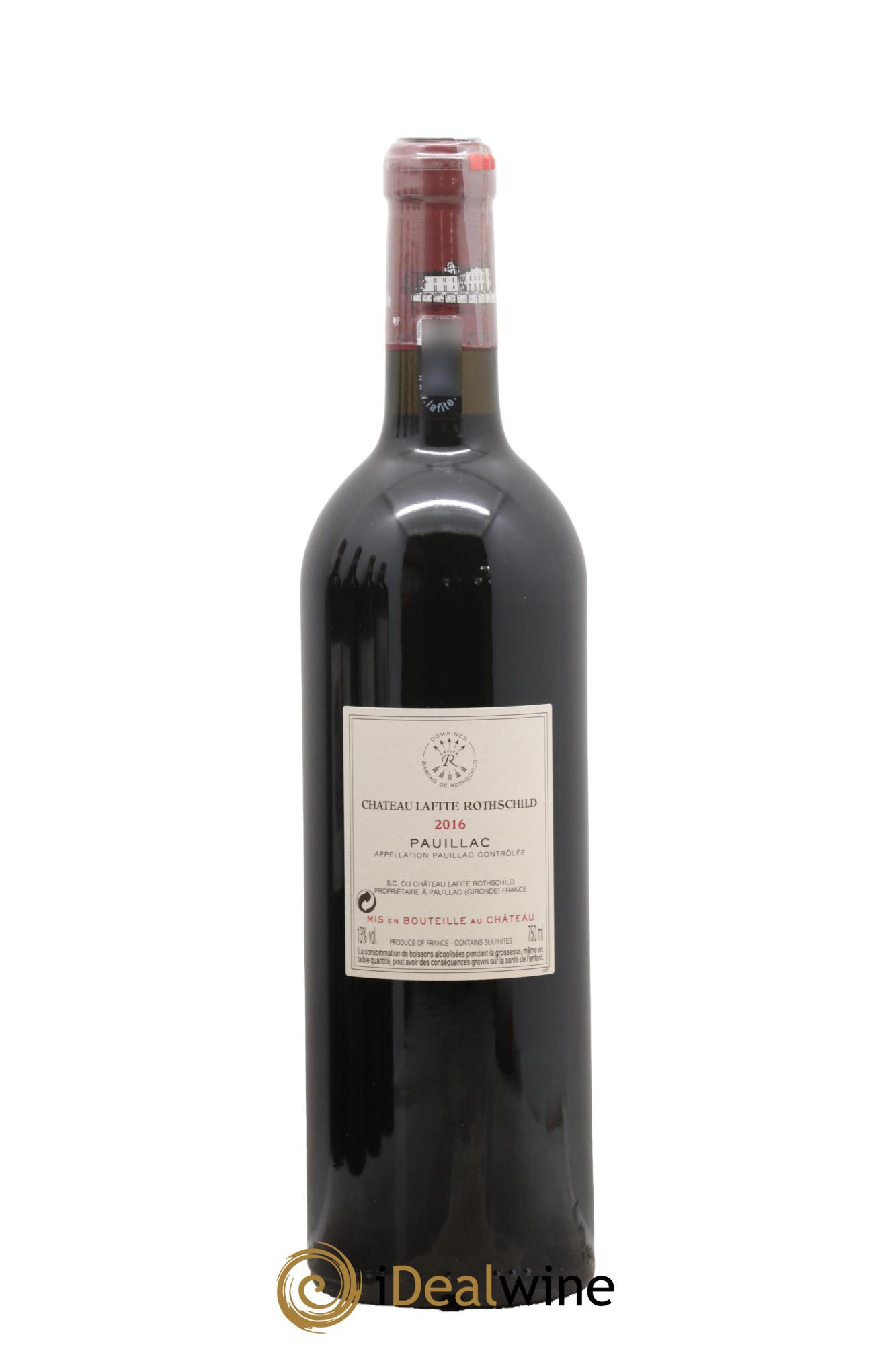 Château Lafite Rothschild 1er Grand Cru Classé 2016 - Lot of 1 bottle - 1