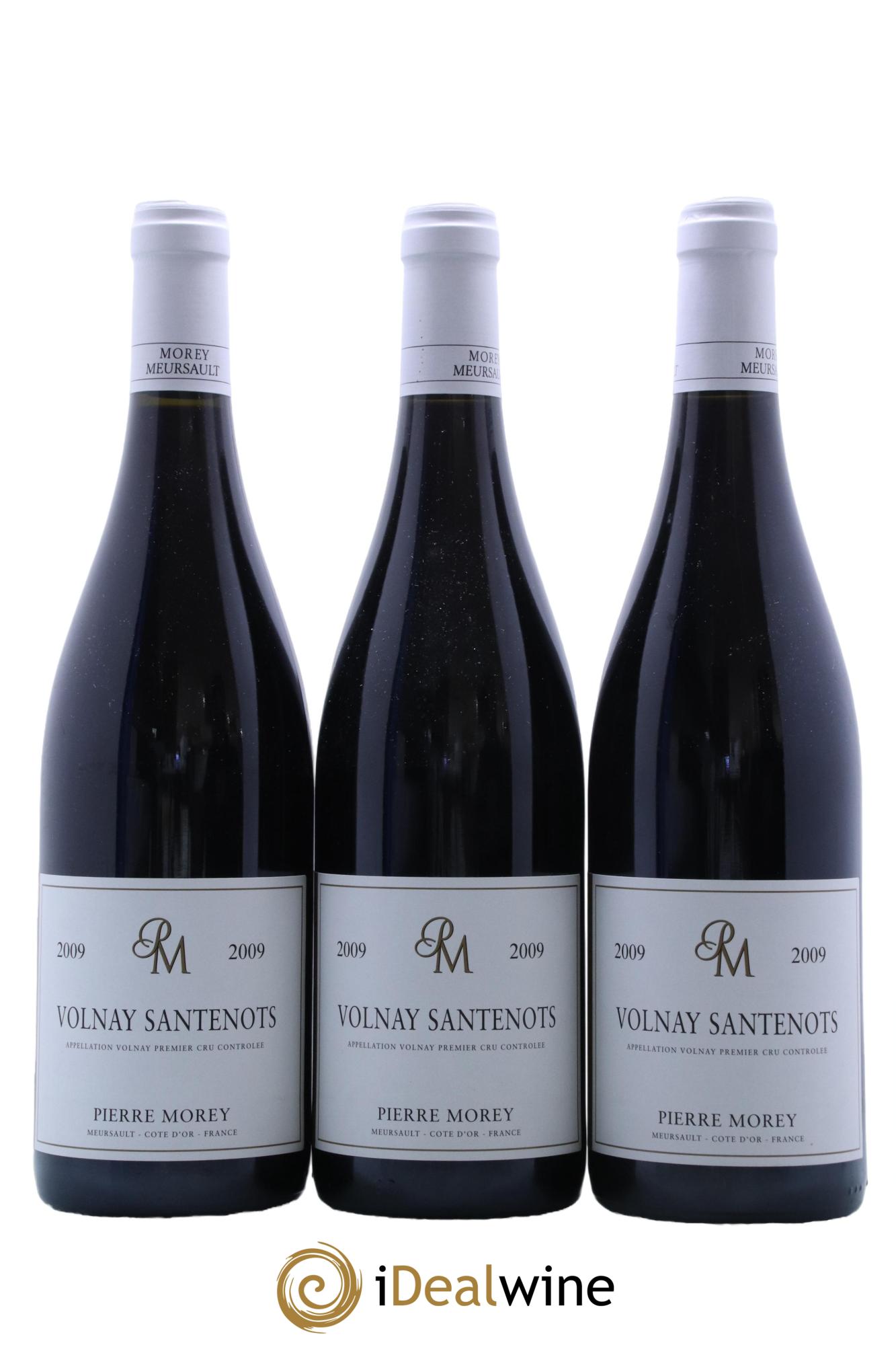 Volnay 1er Cru Les Santenots Pierre Morey (Domaine) 2009 - Lot de 3 bouteilles - 0