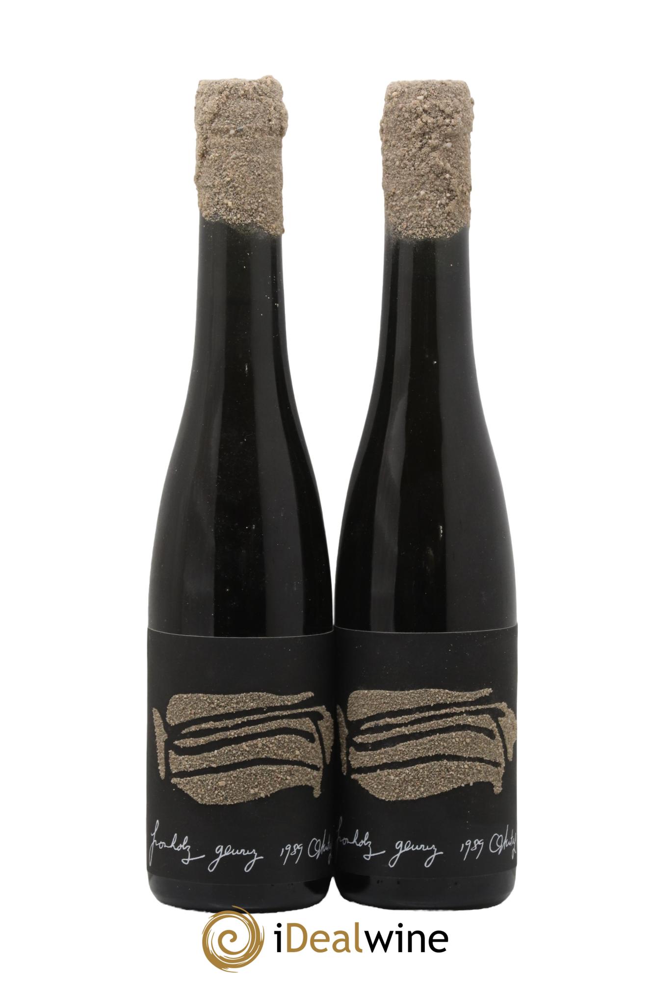 Alsace Gewürztraminer Fronholz Sélection Grains Nobles Ostertag 1989 - Lot of 2 half-bottles - 0