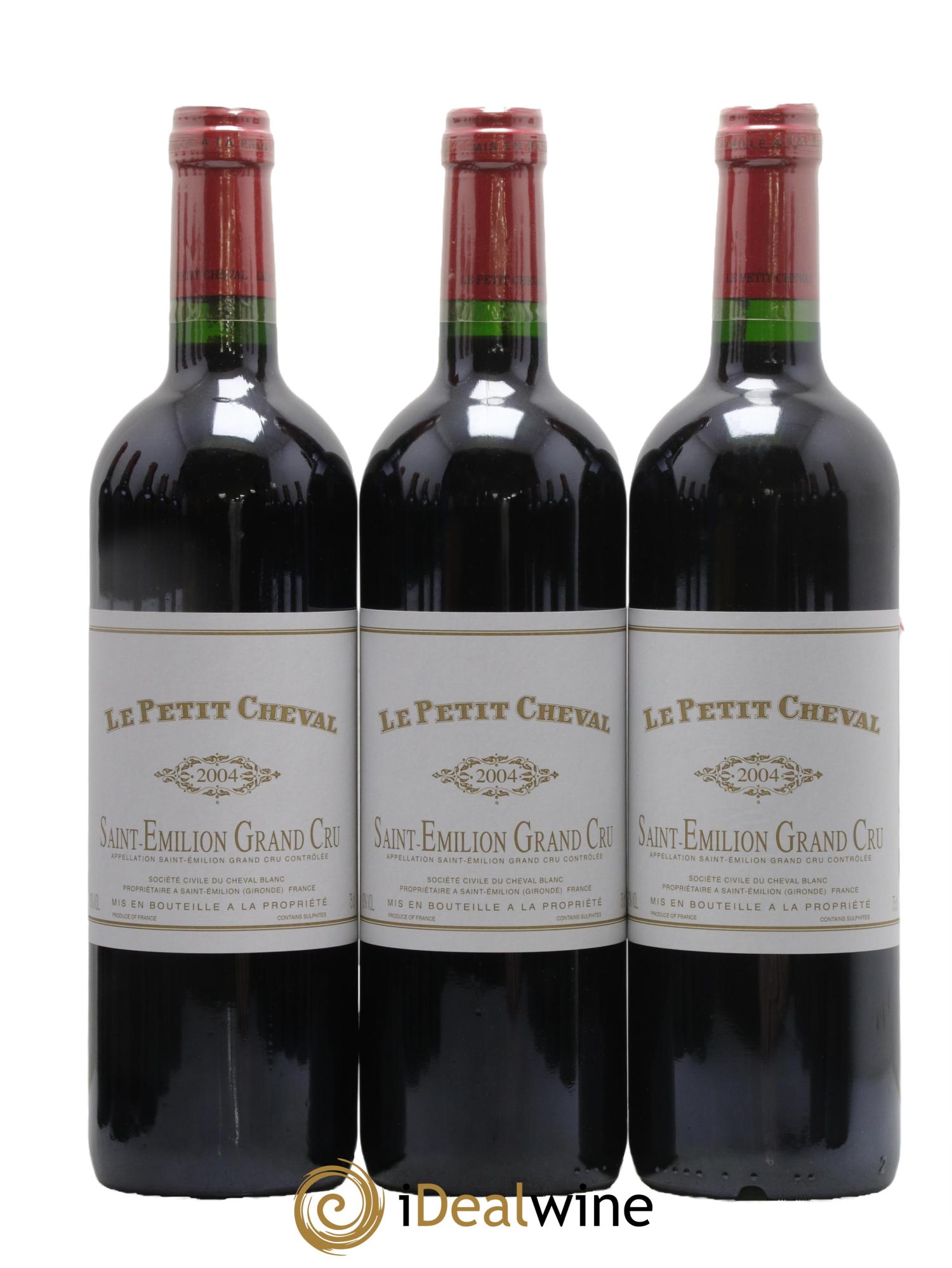 Le Petit Cheval Second Vin 2004 - Lot of 12 bottles - 2