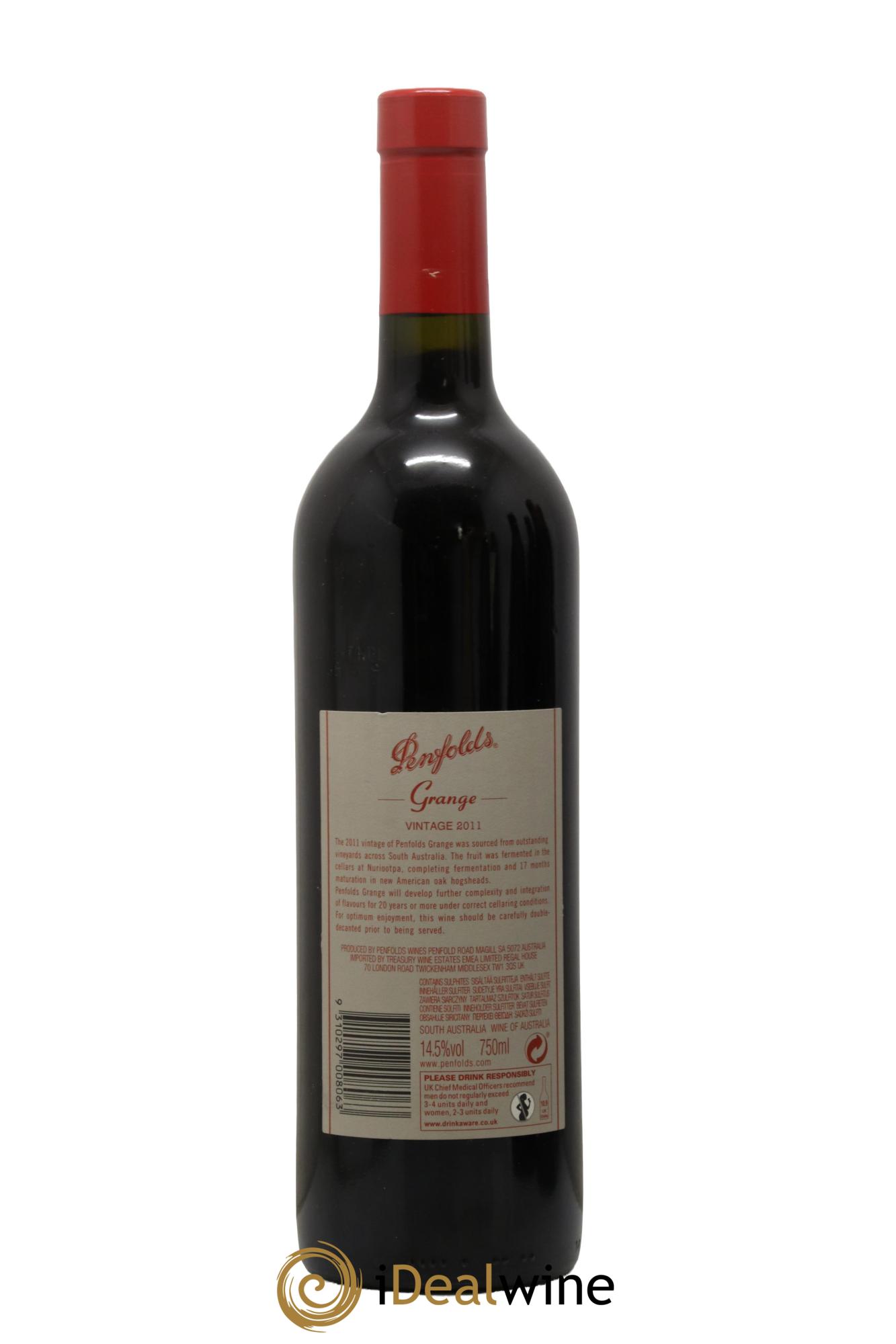 South Australia Penfolds Wines Grange 2011 - Lotto di 1 bottiglia - 1