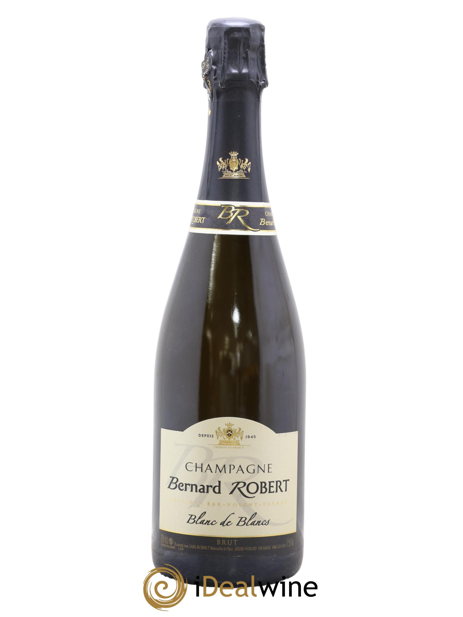 Champagne blanc de blancs Bernard Robert - Lot de 1 bouteille - 0