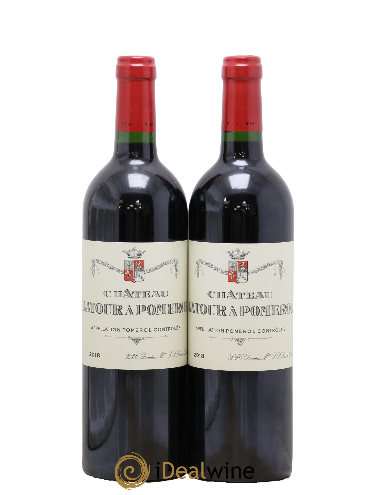Château Latour à Pomerol 2018 - Lot of 2 bottles - 0