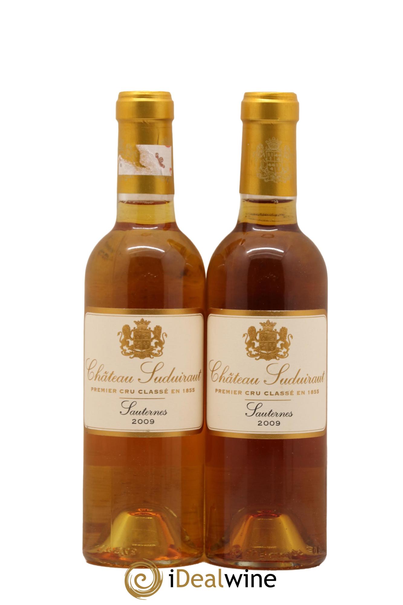 Château Suduiraut 1er Grand Cru Classé 2009 - Posten von 2 Demi-Flaschen - 0