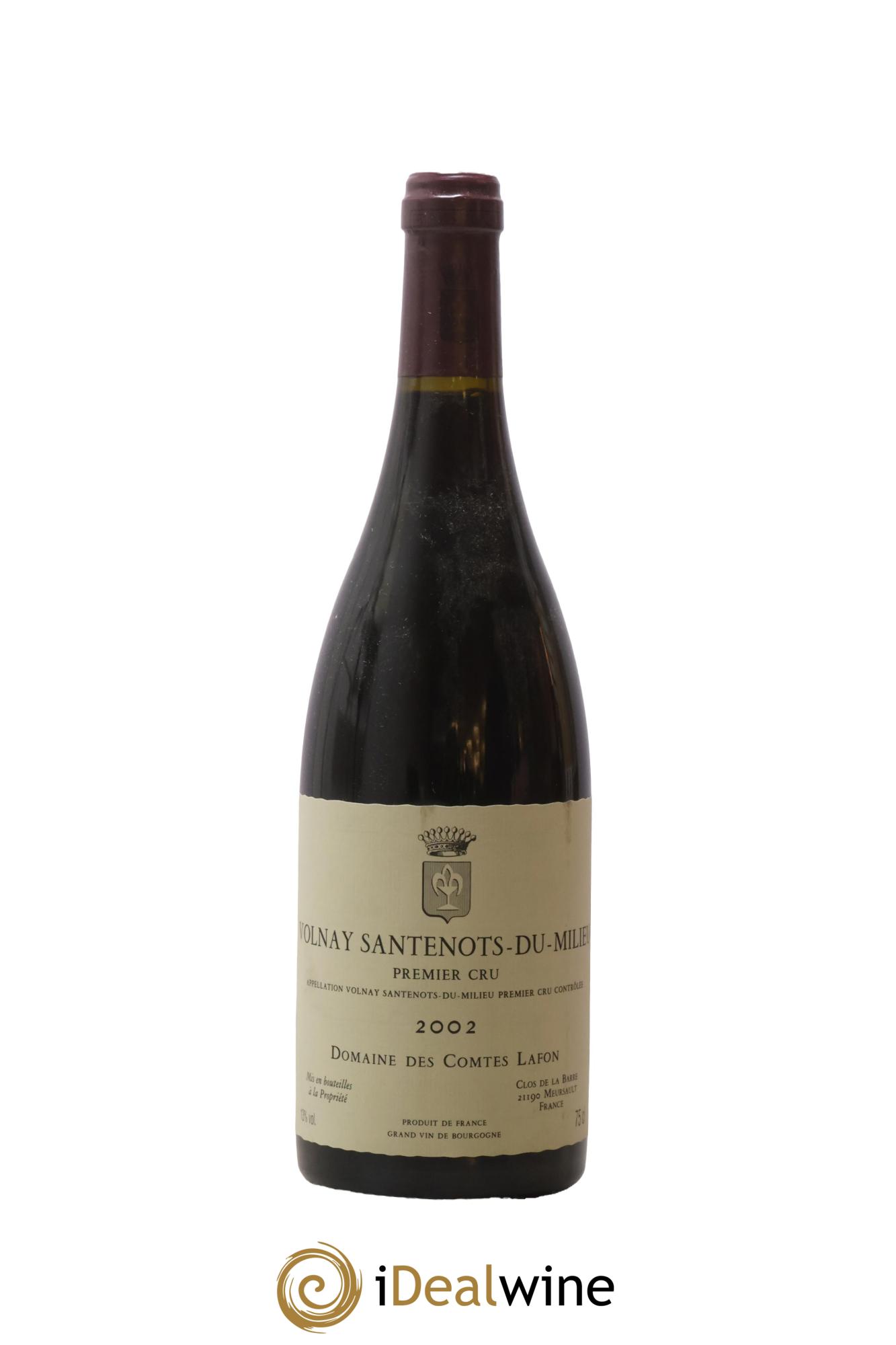 Volnay 1er Cru Santenots du Milieu Comtes Lafon (Domaine des) 2002 - Posten von 1 Flasche - 0