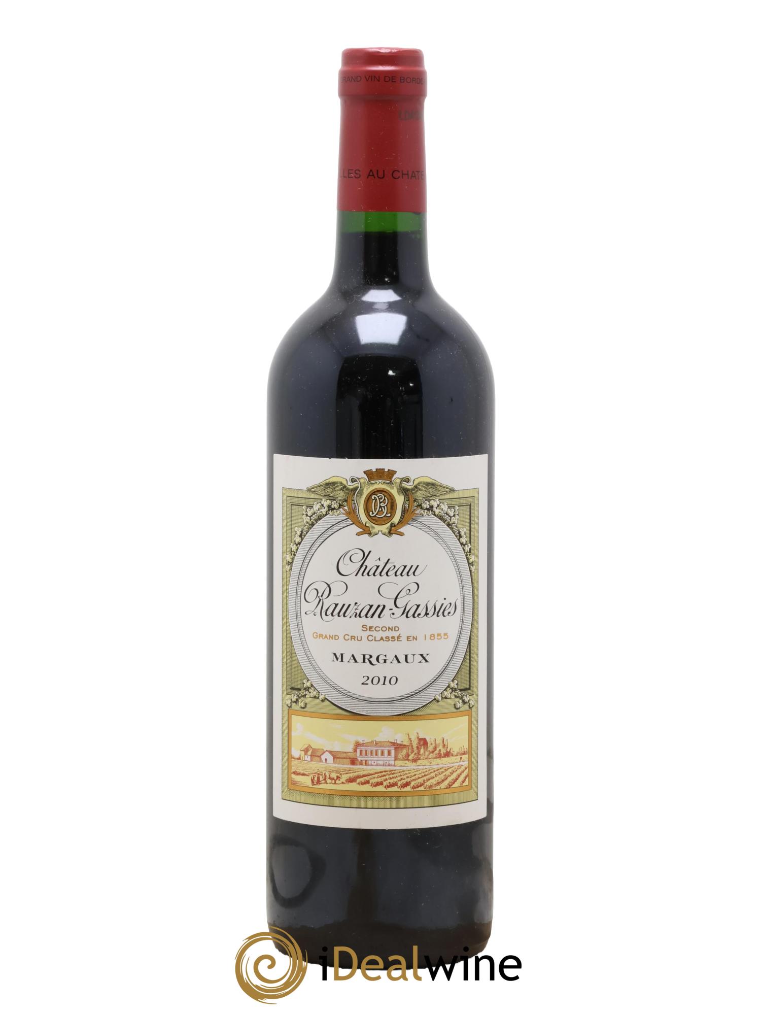 Château Rauzan-Gassies 2ème Grand Cru Classé 2010 - Lot of 1 bottle - 0