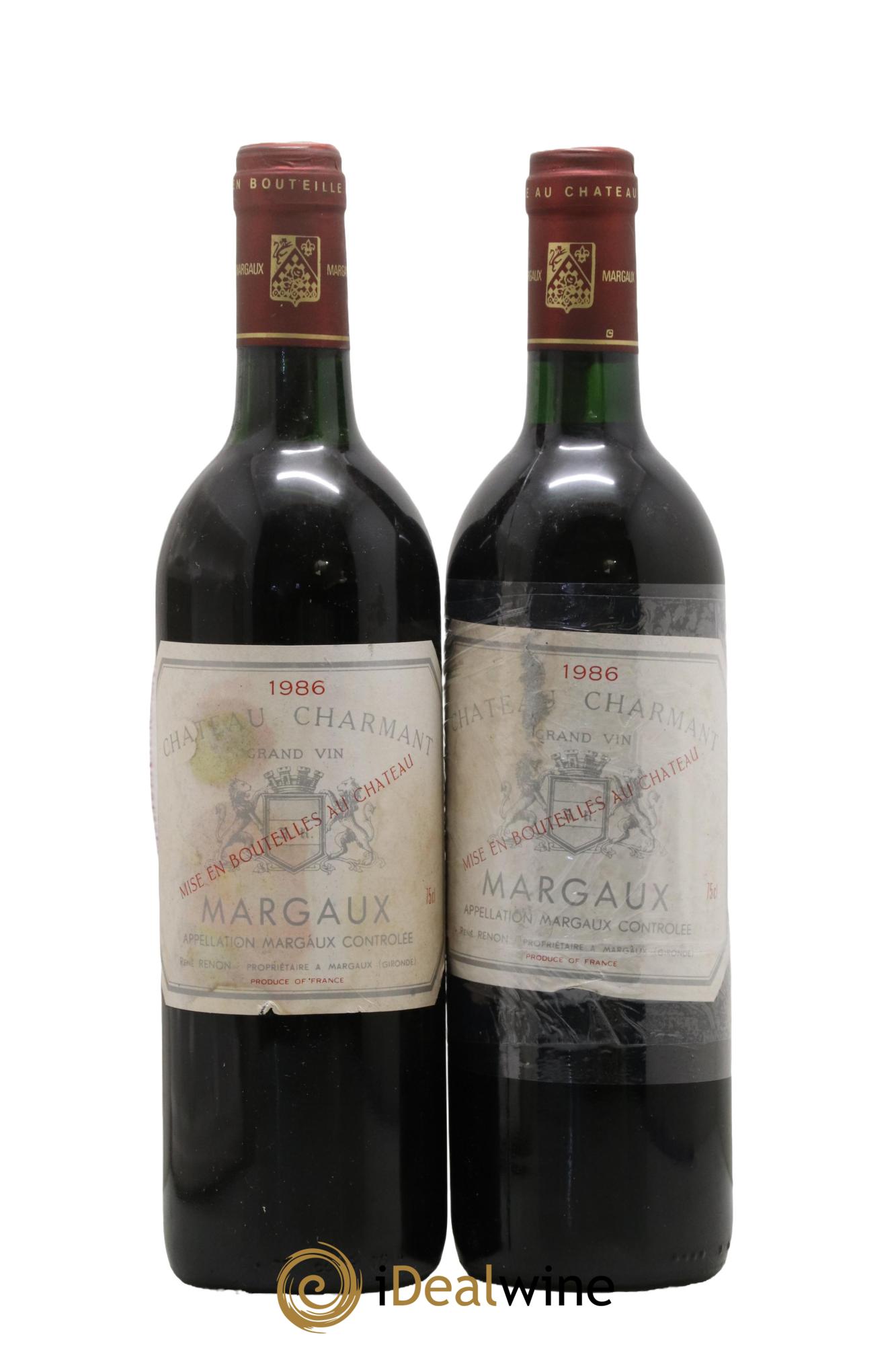 Château Charmant  1986 - Lot of 2 bottles - 0