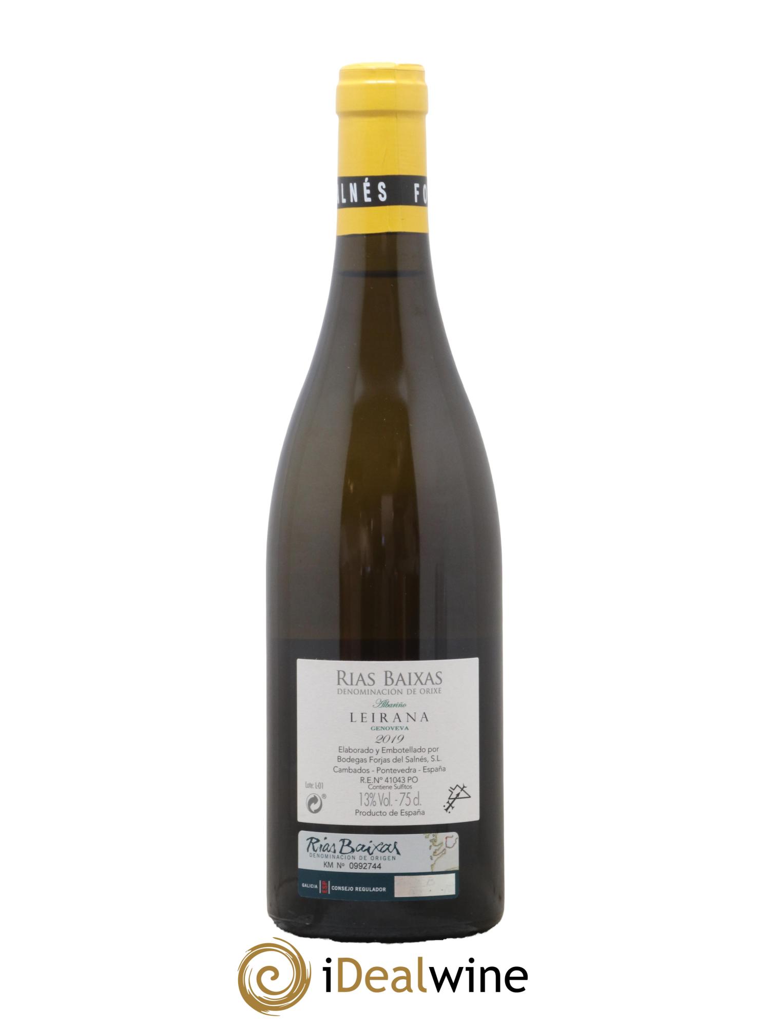 Rias Baixas Forjas Del Salnes Leirana Finca Genoveva 2019 - Lot de 1 bouteille - 1