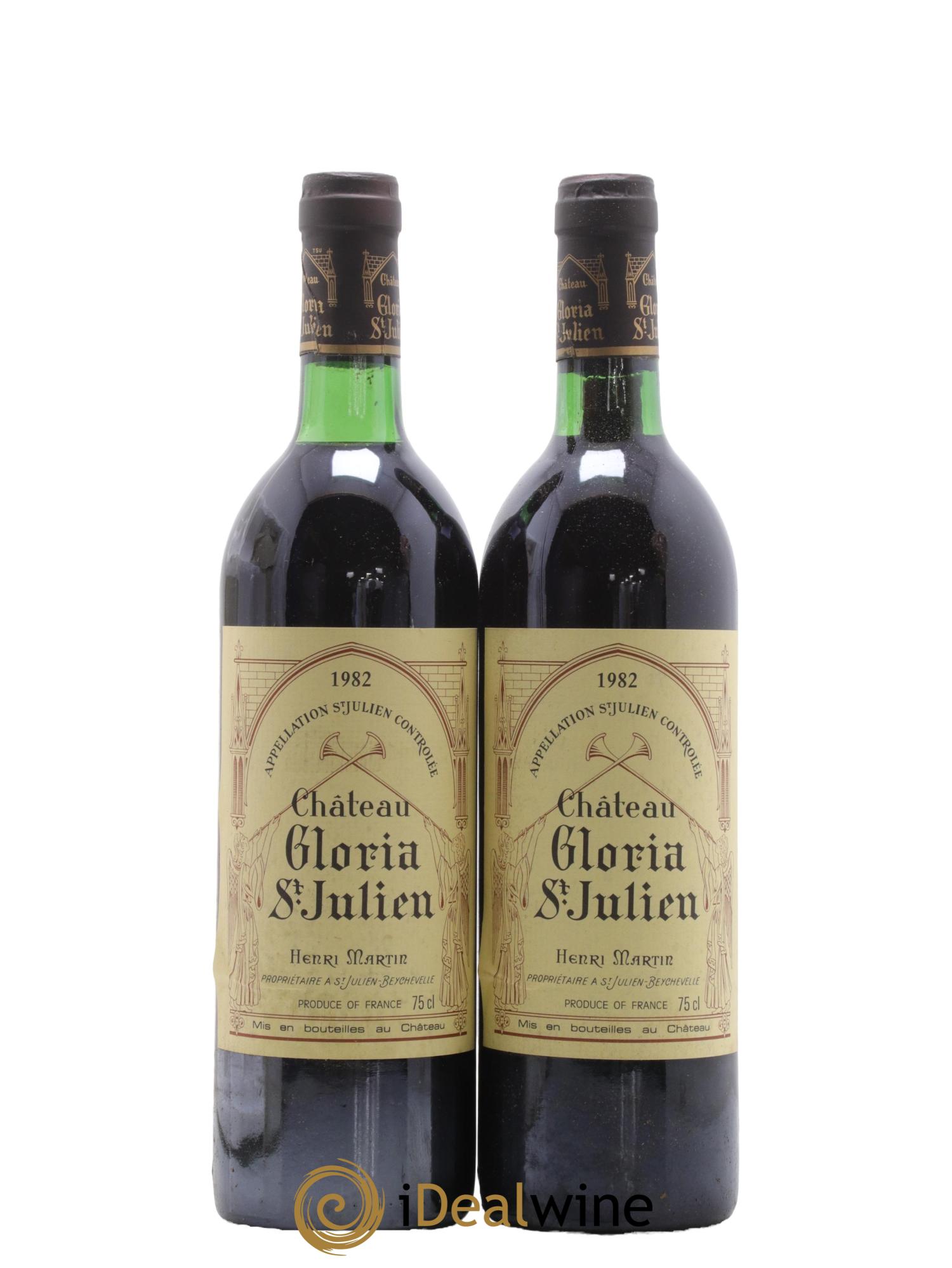 Château Gloria 1982 - Posten von 2 Flaschen - 0