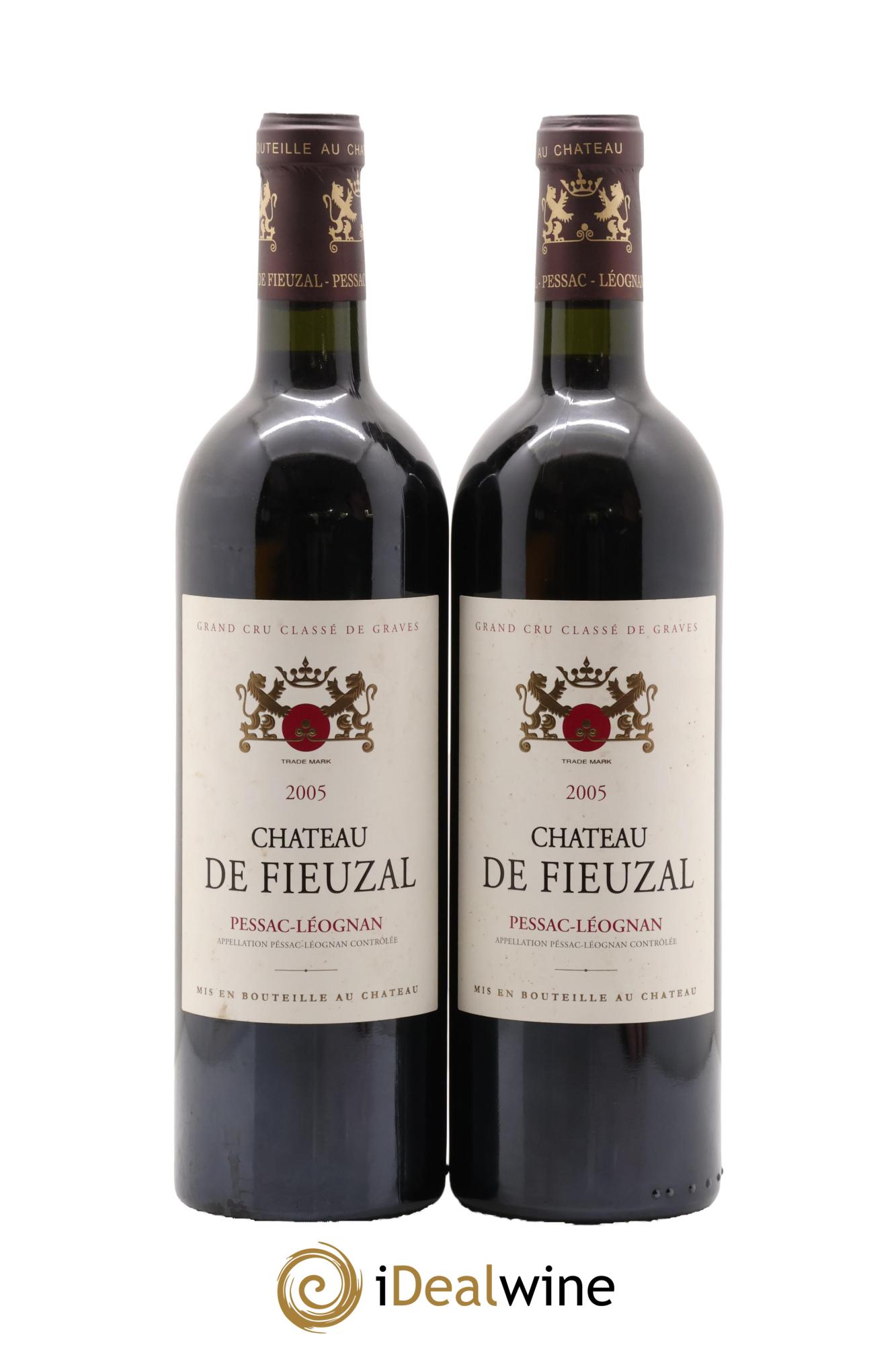 Château de Fieuzal Cru Classé de Graves 2005 - Lot of 2 bottles - 0