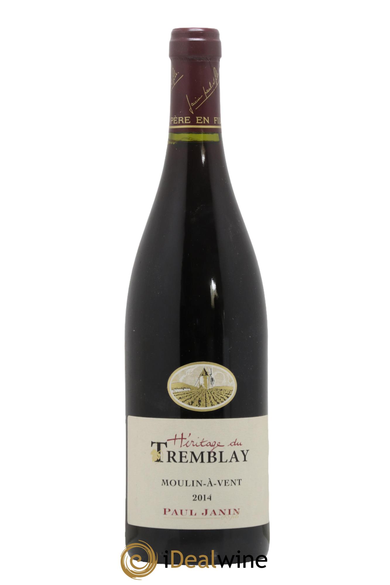 Moulin-à-Vent Clos du Tremblay Paul Janin (Domaine) 2014 - Lot de 1 bouteille - 0
