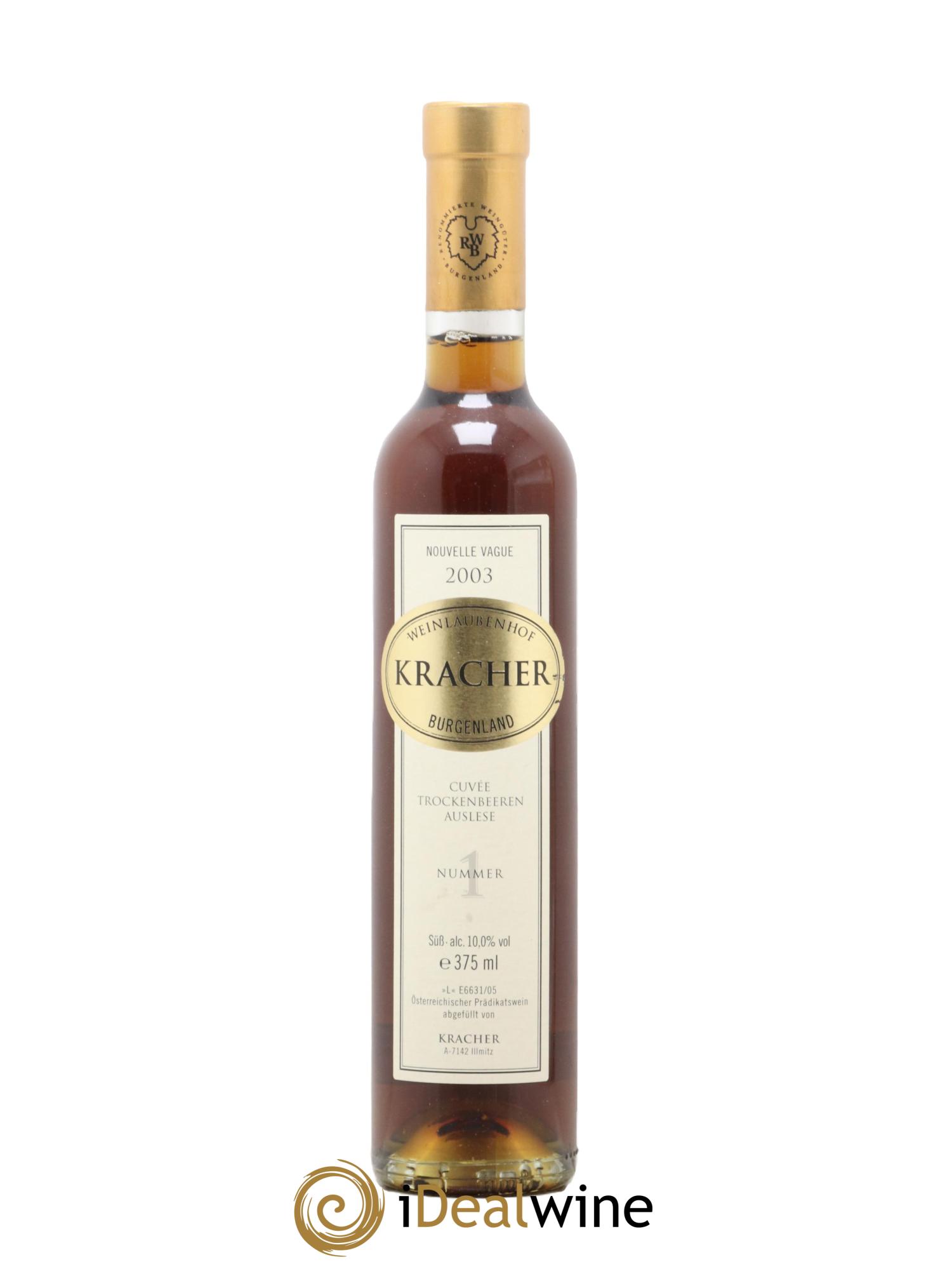 Autriche Trockenbeeren Auslese N°1 Nouvelle Vague Kracher 2003 - Lotto di 1 mezza bottiglia - 0