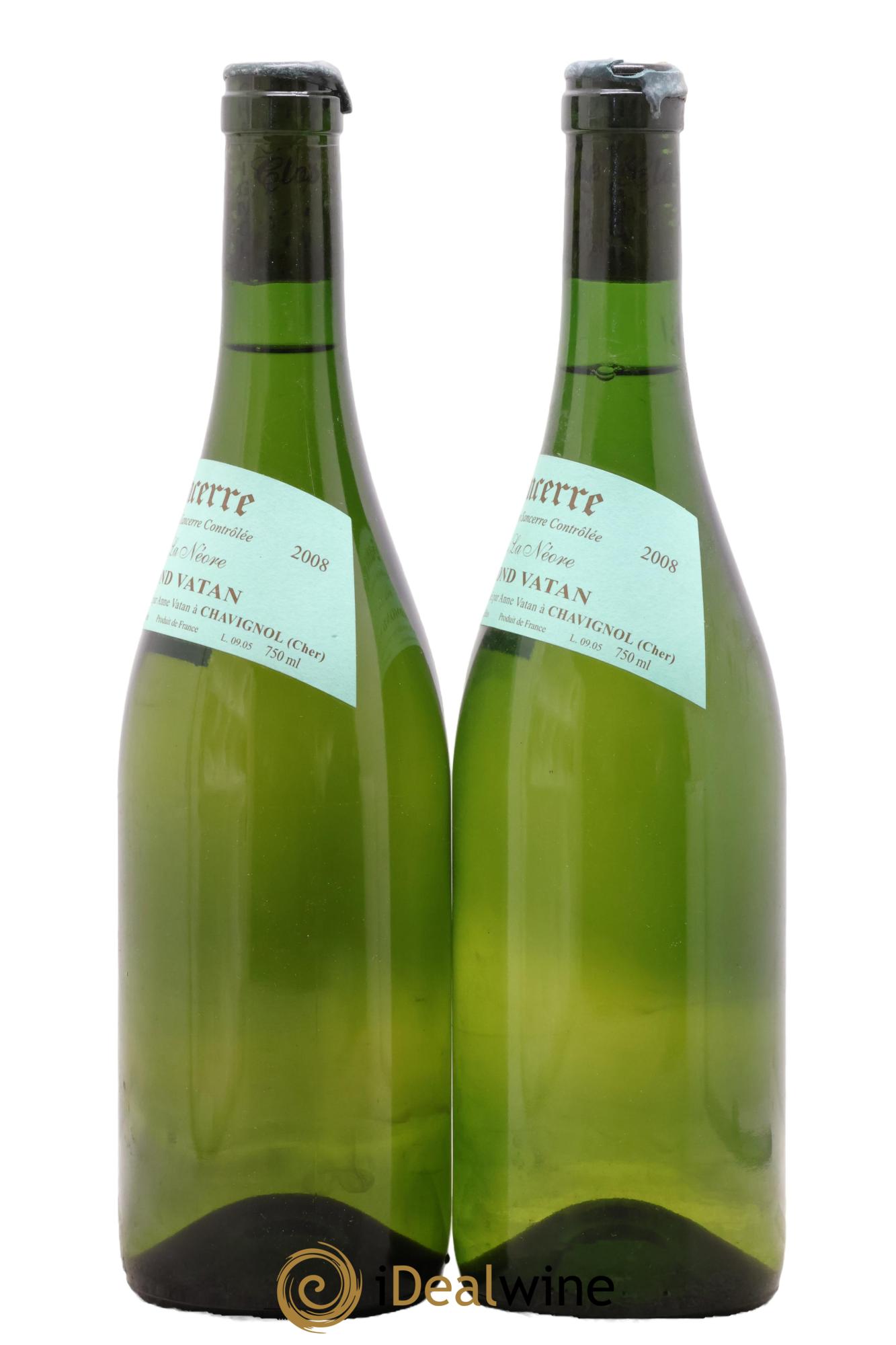 Sancerre Clos la Neore Edmond Vatan 2008 - Lot de 2 bouteilles - 1