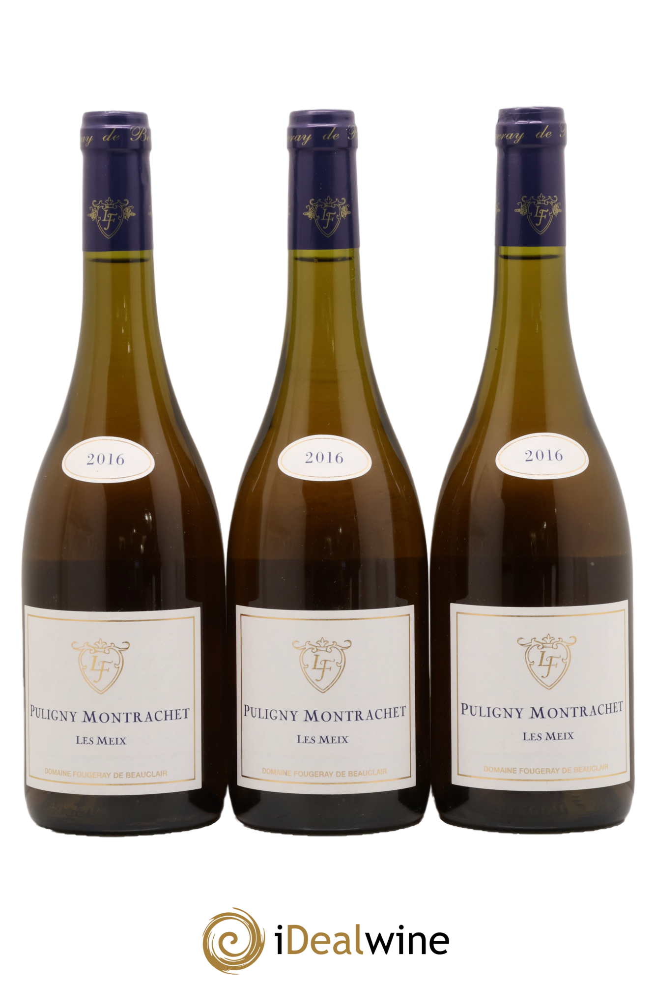 Puligny-Montrachet Les Meix Fougeray de Beauclair 2016 - Lotto di 3 bottiglie - 0