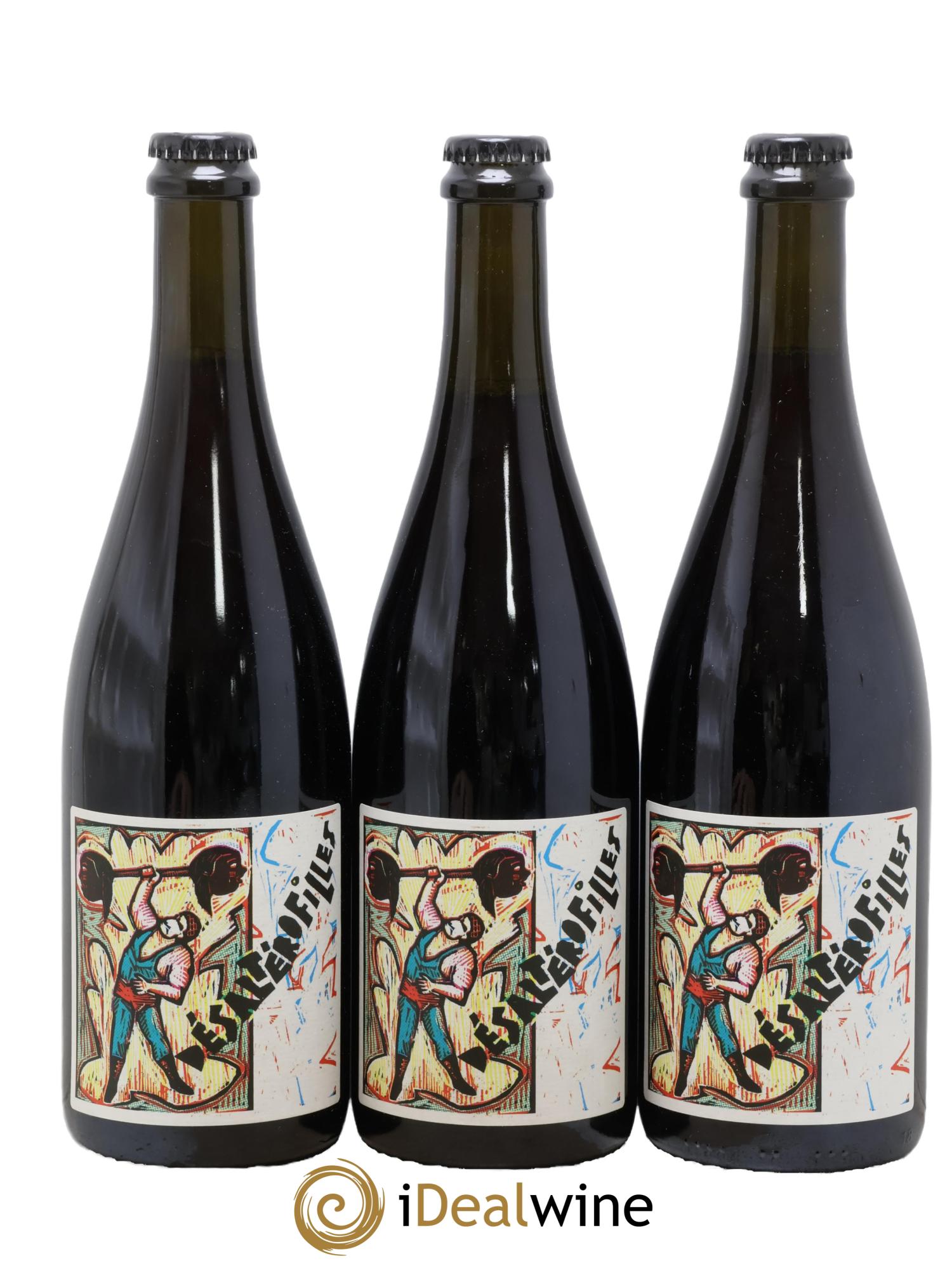 Vin de France Verre de Terre Désaltérofilles Benoit Rosenberger 2020 - Lot de 3 bouteilles - 0