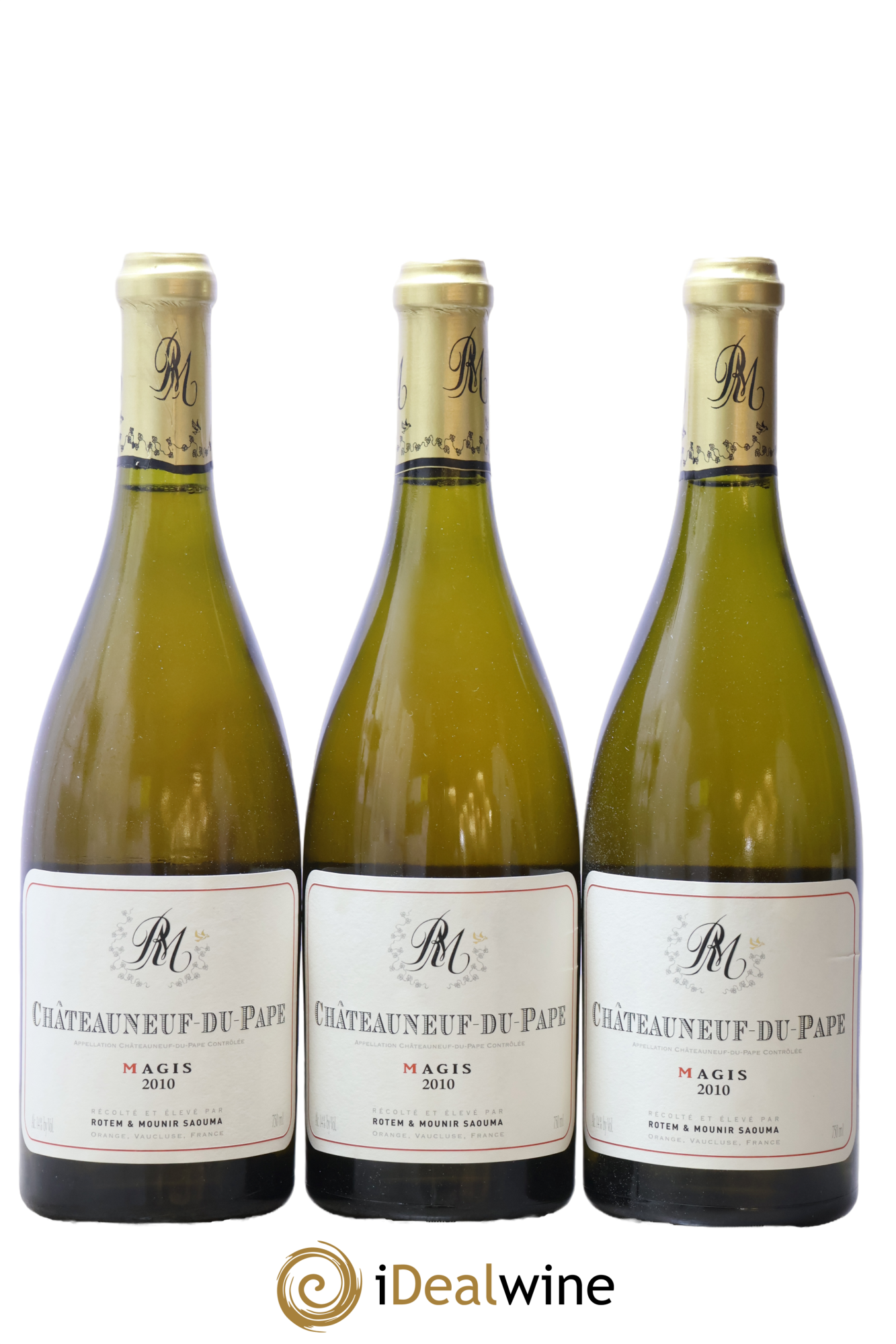 Châteauneuf-du-Pape Magis Rotem & Mounir Saouma 2010 - Lot de 3 bouteilles - 0