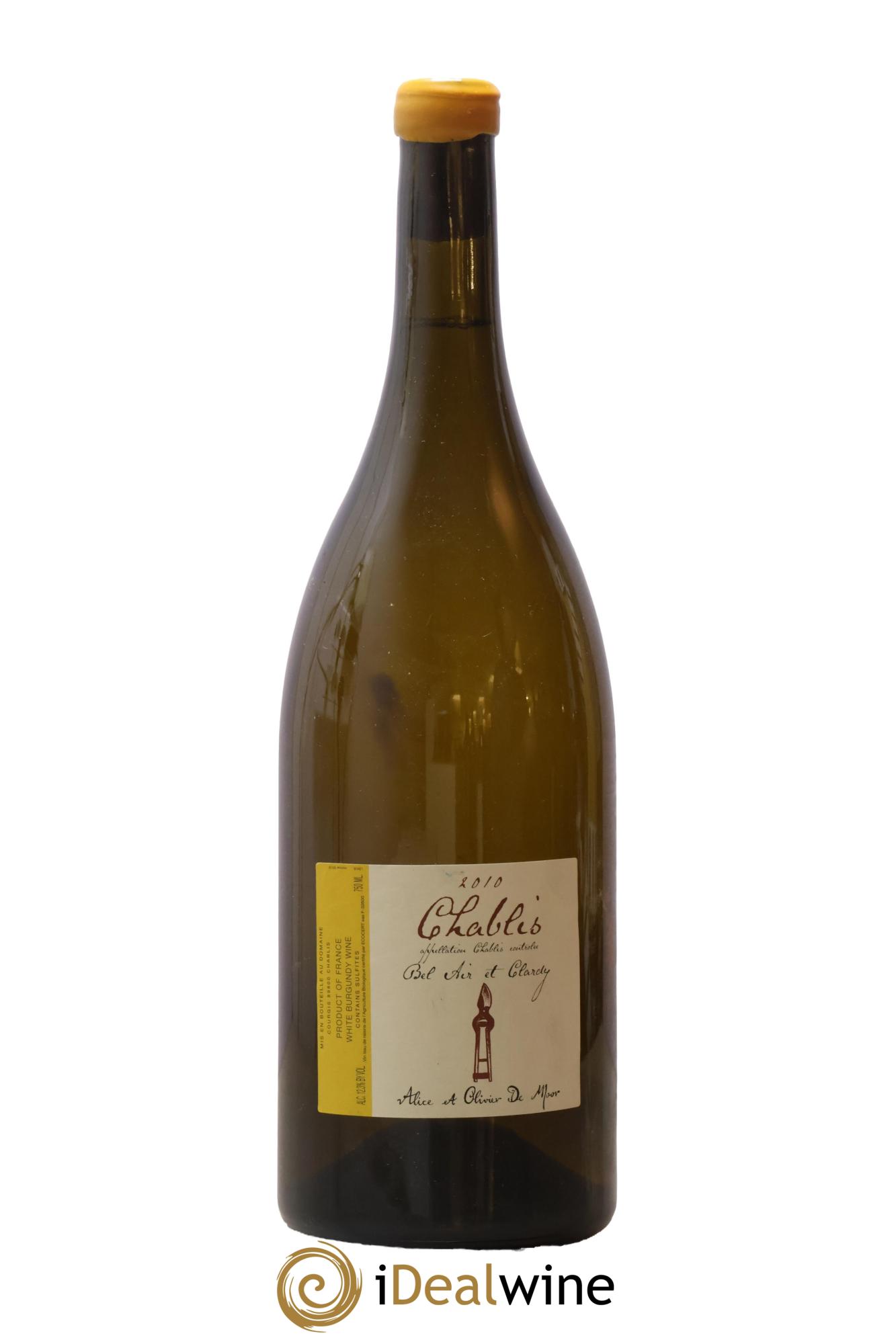 Chablis Bel Air et Clardy Alice et Olivier De Moor 2010 - Lot de 1 magnum - 0
