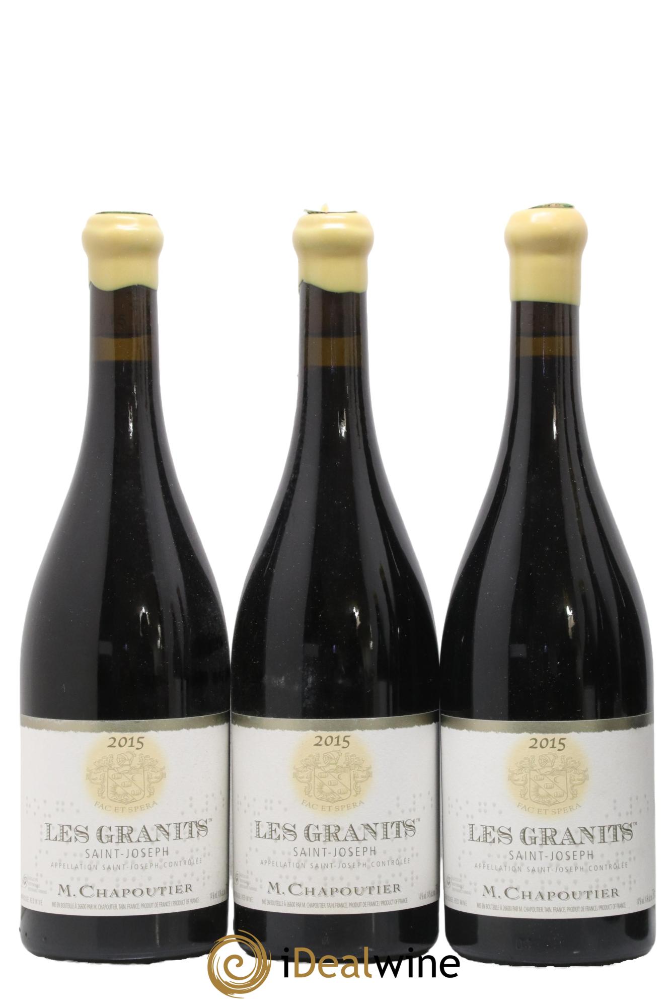 Saint-Joseph Les Granits Chapoutier 2015 - Lot of 6 bottles - 1