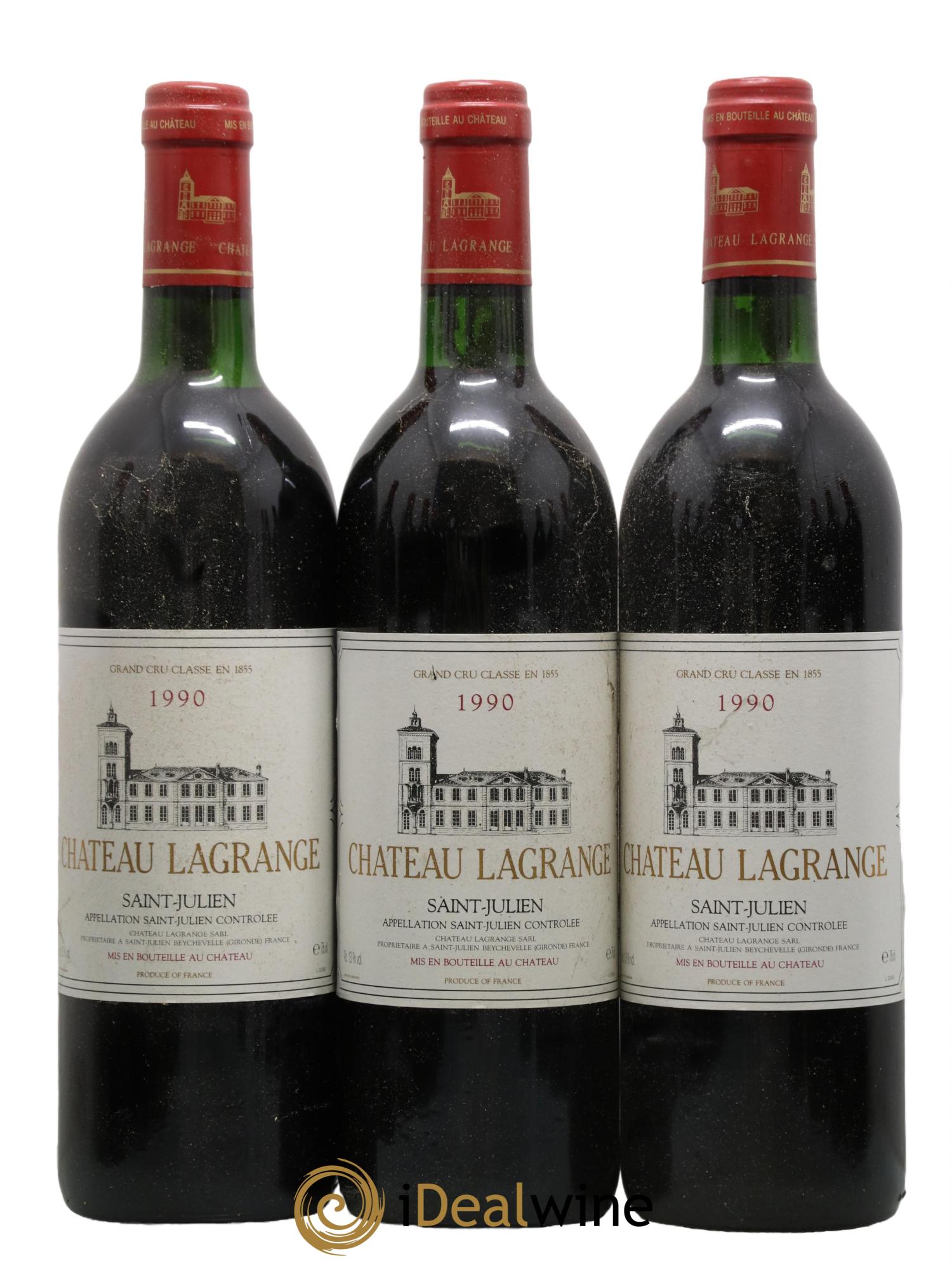 Château Lagrange 3ème Grand Cru Classé 1990 - Lot de 12 bouteilles - 1