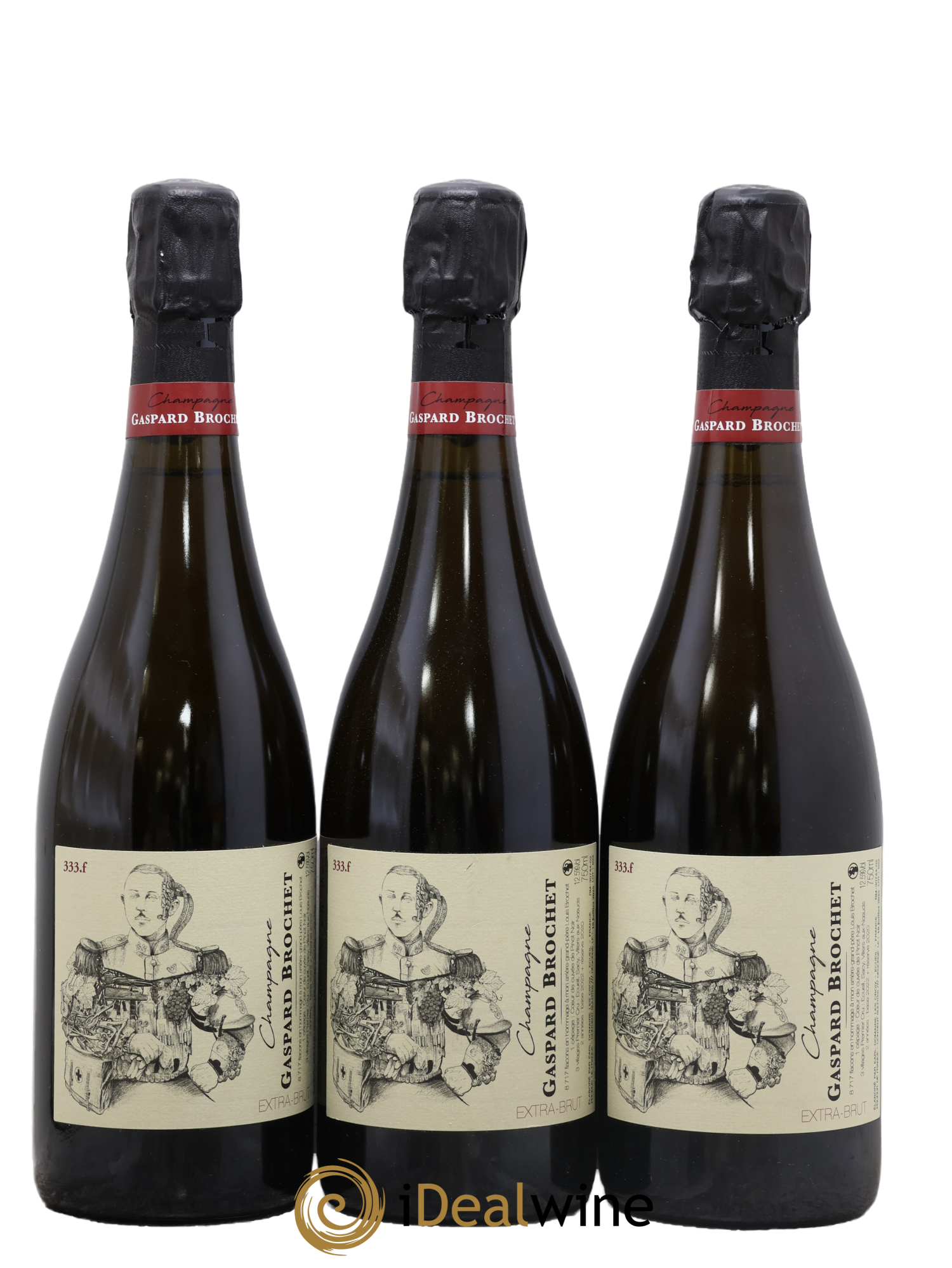 333.f Extra Brut Gaspard Brochet - Lot de 3 bouteilles - 0