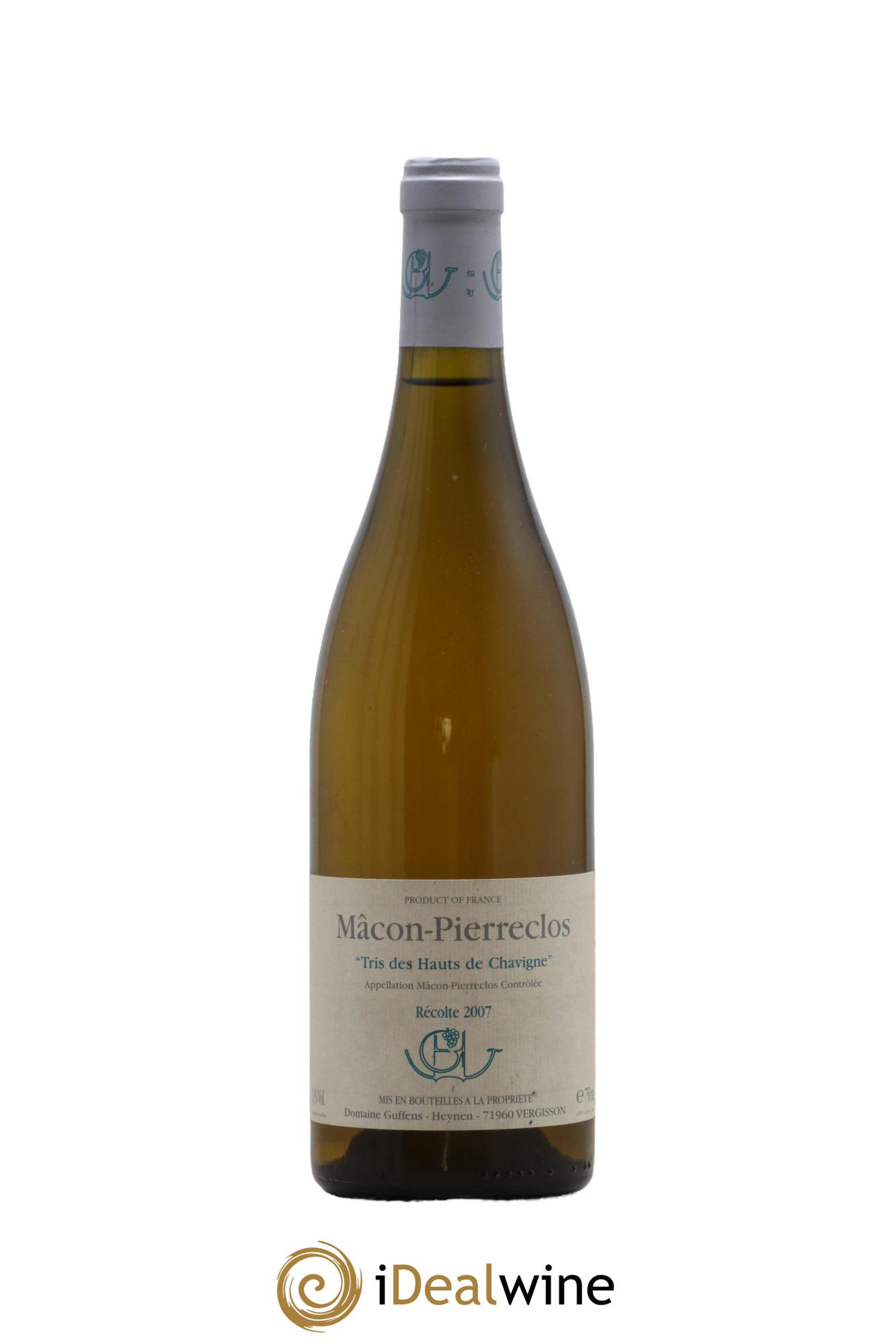 Mâcon-Pierreclos Tris des Hauts de Chavigne Guffens-Heynen 2007 - Lot of 1 bottle - 0
