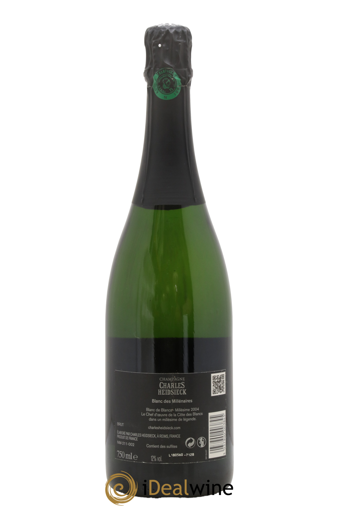 Blanc de Blancs Blanc des Millénaires Brut Charles Heidsieck 2004 - Lot de 1 bouteille - 1