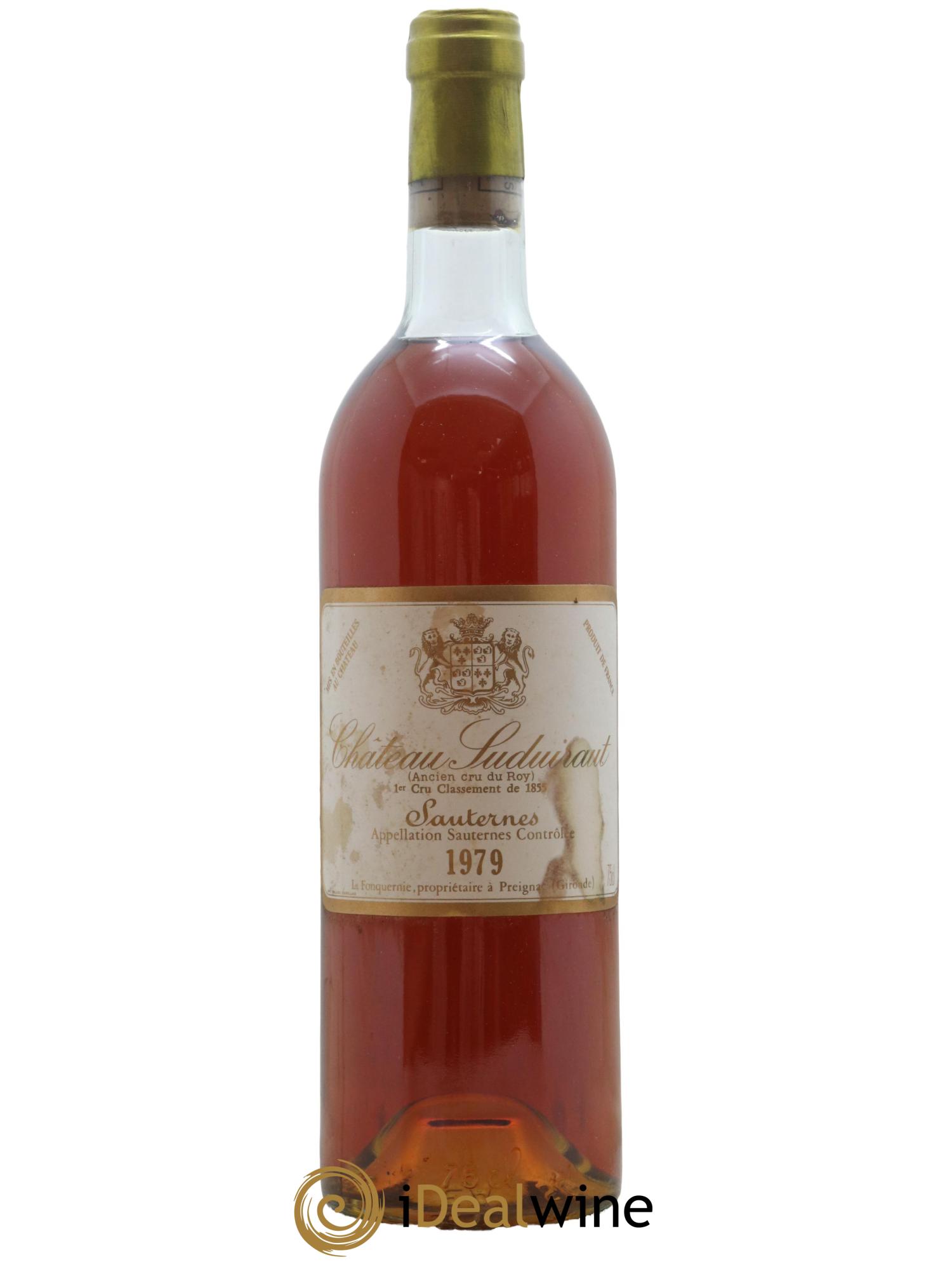 Château Suduiraut 1er Grand Cru Classé 1979 - Lot de 1 bouteille - 0
