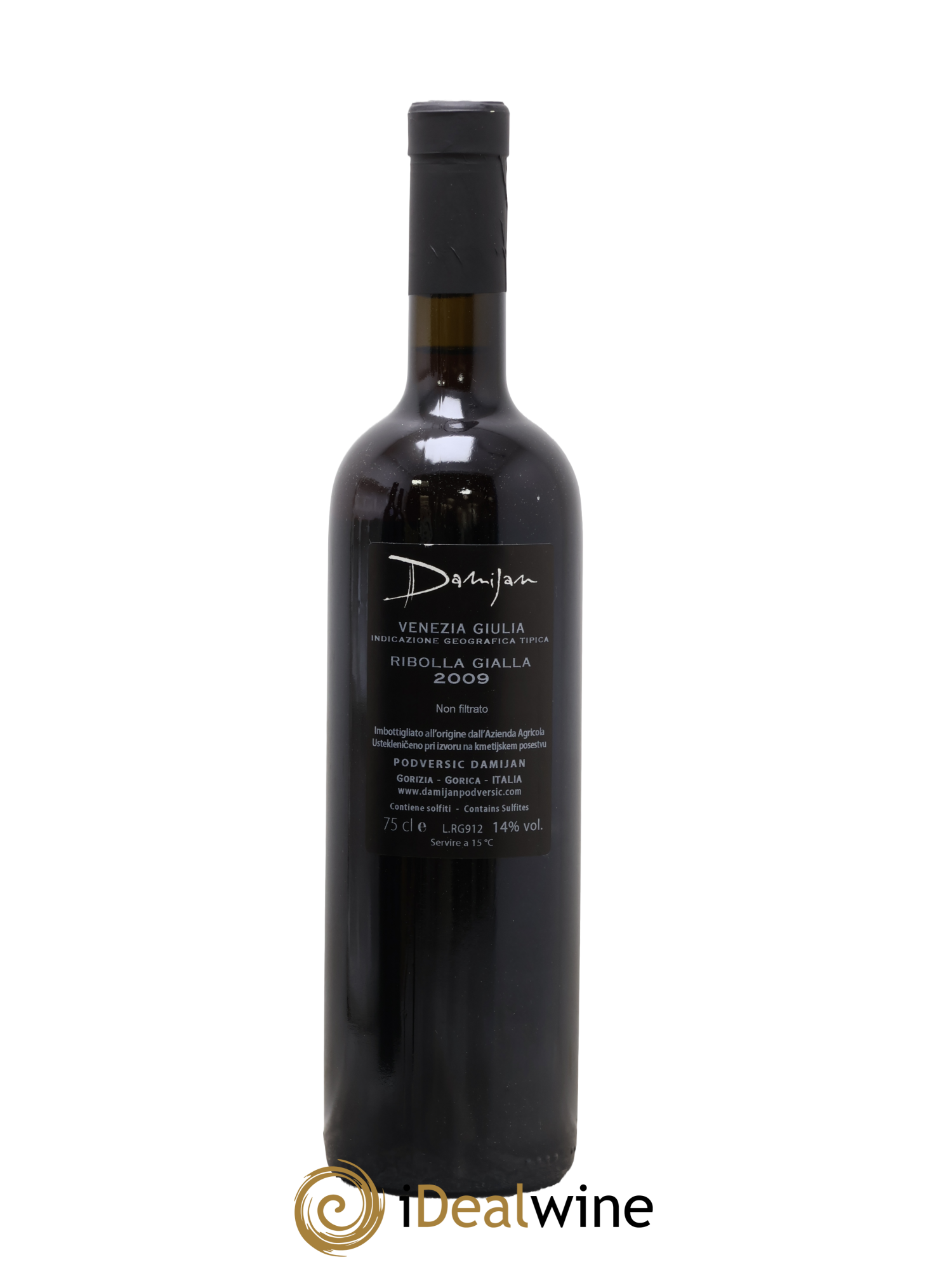 Venezia Giulia IGT Damijan Podversic Ribolla Gialla 2009 - Lot de 1 bouteille - 1