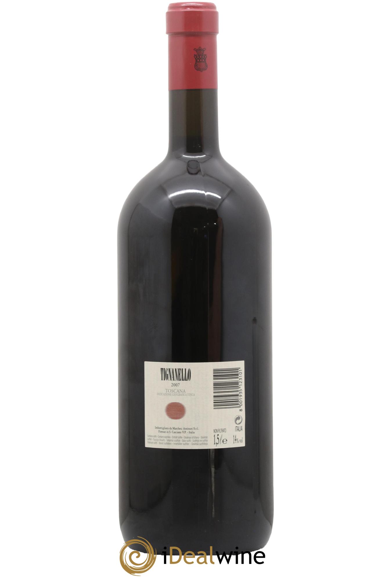 Toscana IGT Tignanello Tenuta Tignanello - Marchesi Antinori 2007 - Lot of 1 magnum - 1