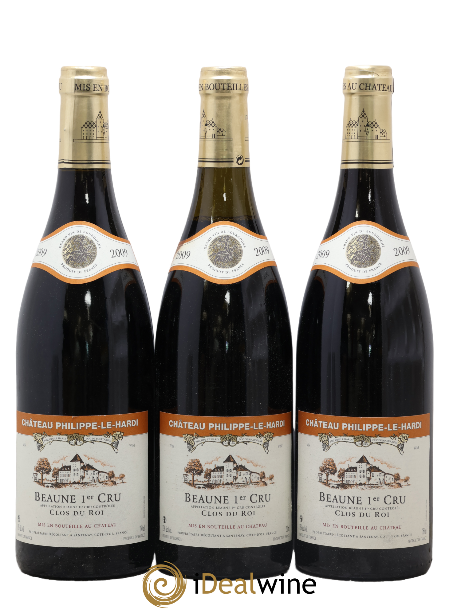 Beaune 1er Cru Clos Du Roi Philippe Le Hardi 2009 - Posten von 3 Flaschen - 0