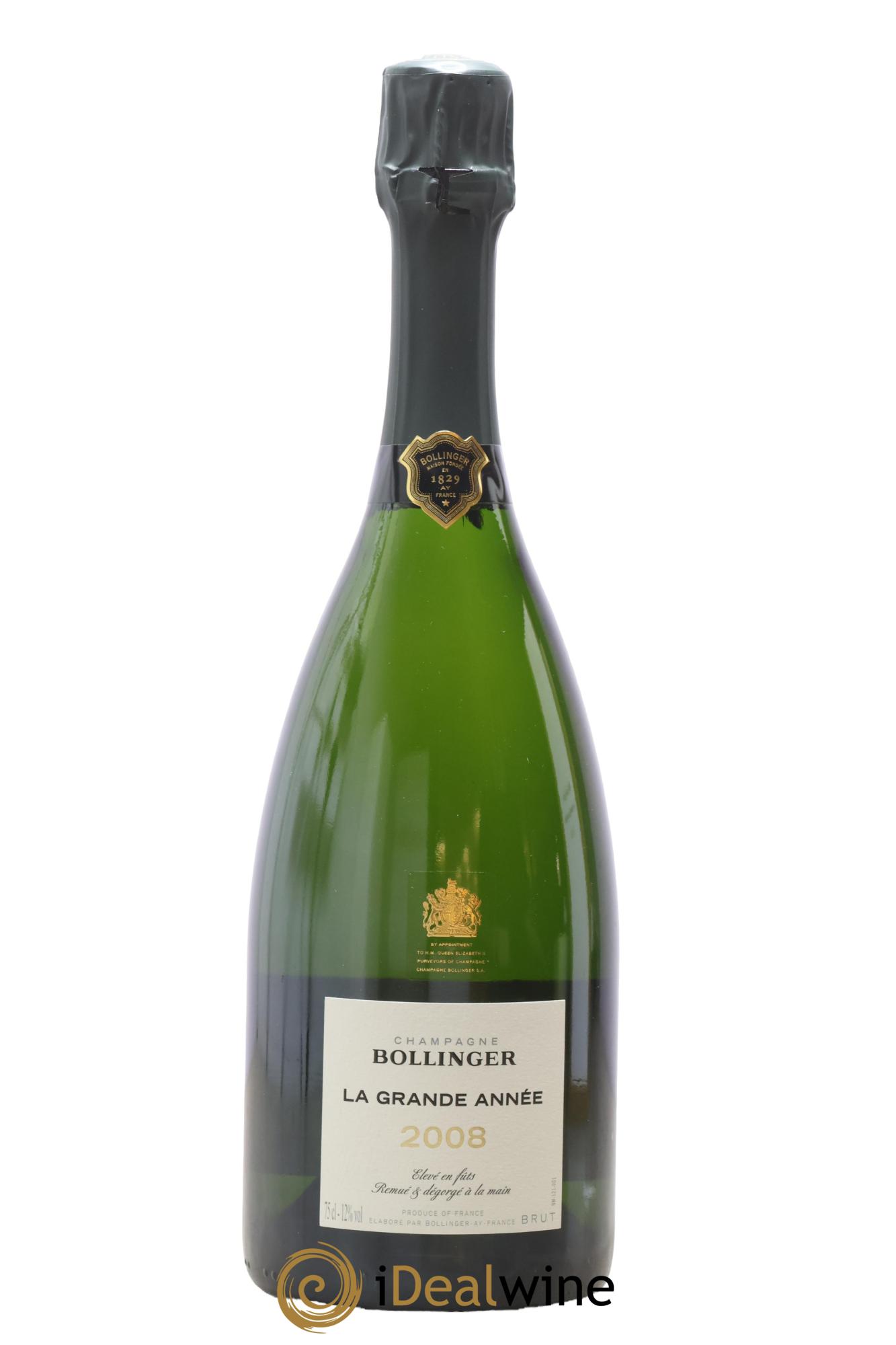 Grande Année Brut Bollinger 2008 - Lot de 1 bouteille - 1