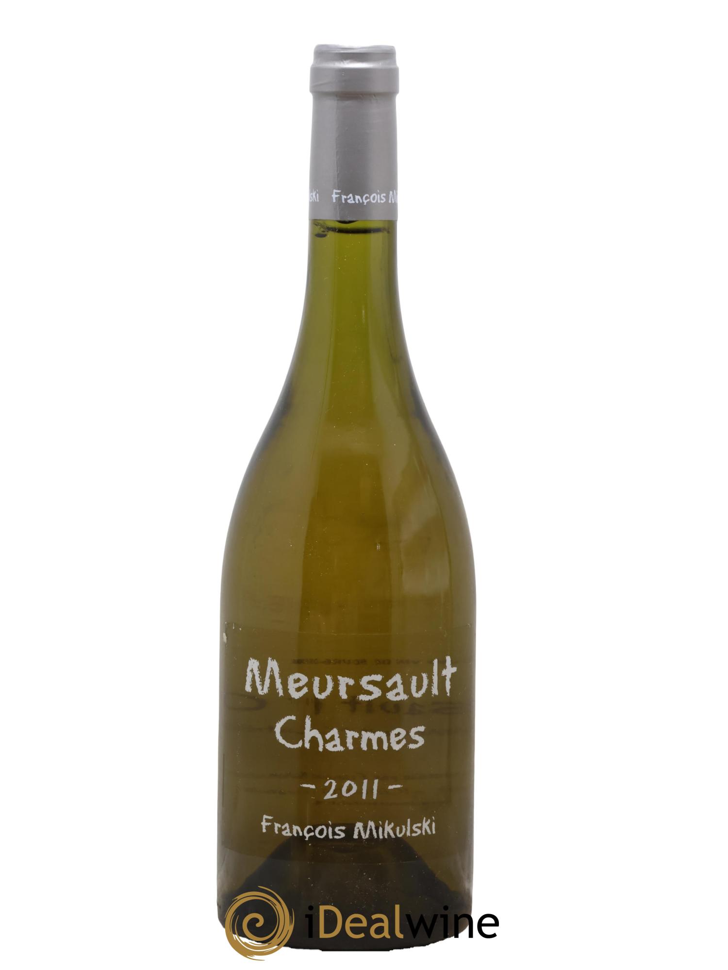 Meursault 1er Cru Charmes François Mikulski 2011 - Lot de 1 bouteille - 0