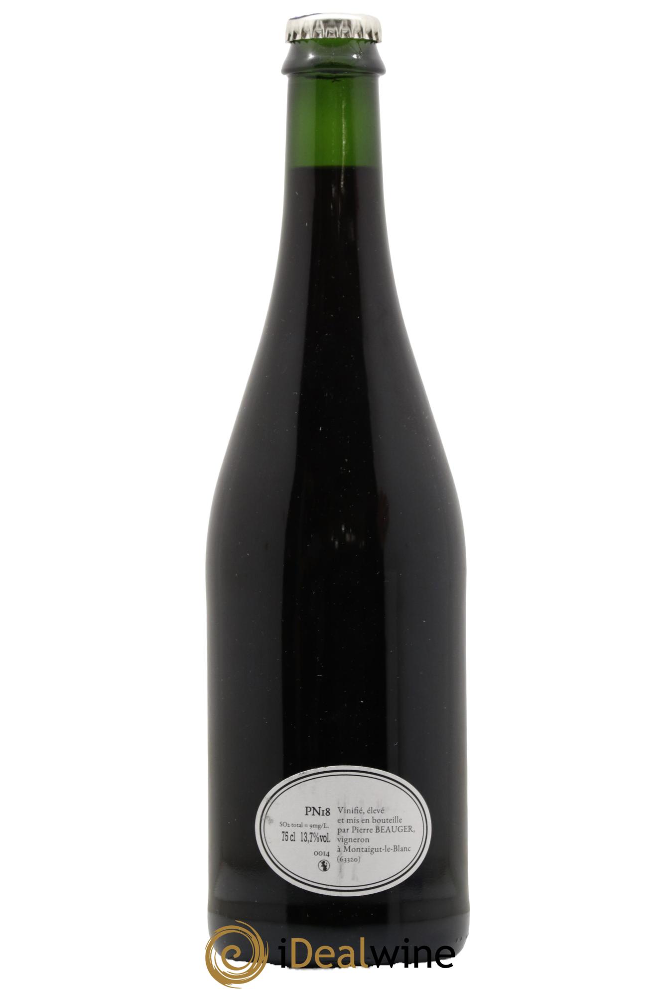 Vin de France Pinot noir Pierre Beauger 2018 - Lot of 1 bottle - 0