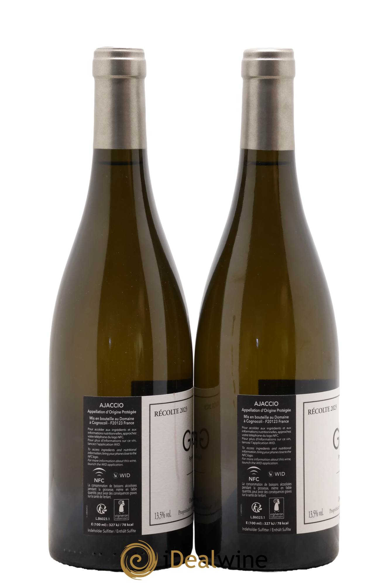 Ajaccio Granit 60 Vaccelli 2023 - Lot of 2 bottles - 1